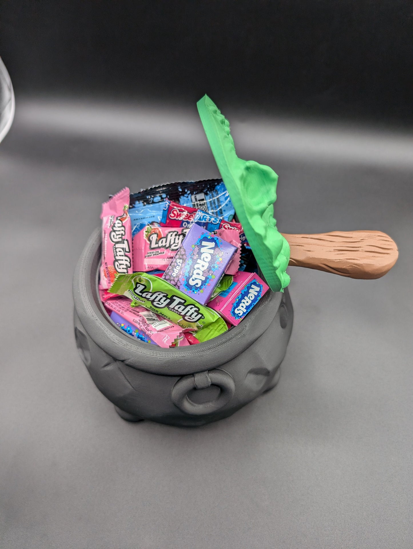 Creepy Halloween Cauldron Candy Bowl