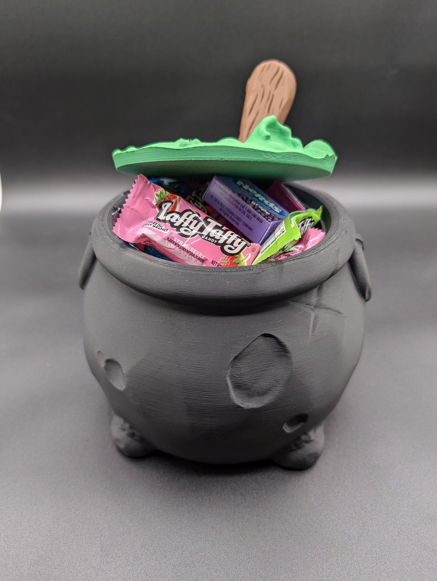 Creepy Halloween Cauldron Candy Bowl