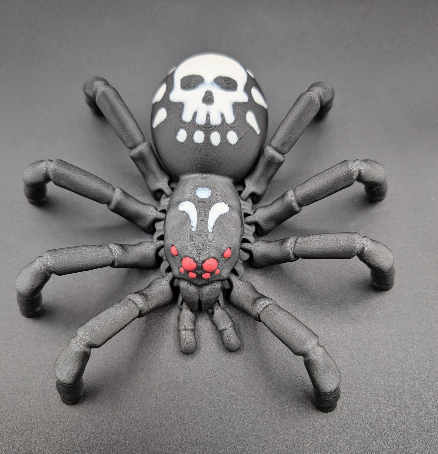 Scary Articulated Halloween Skull Tarantula