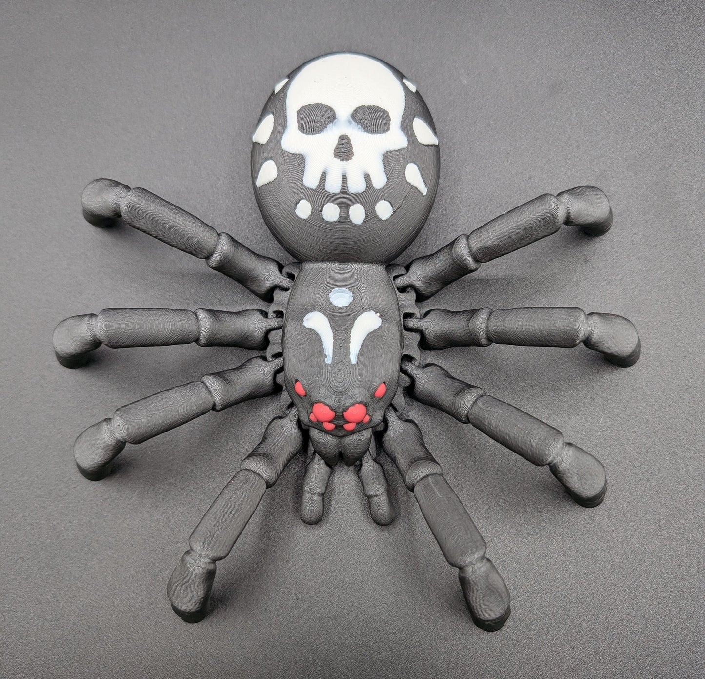 Scary Articulated Halloween Skull Tarantula