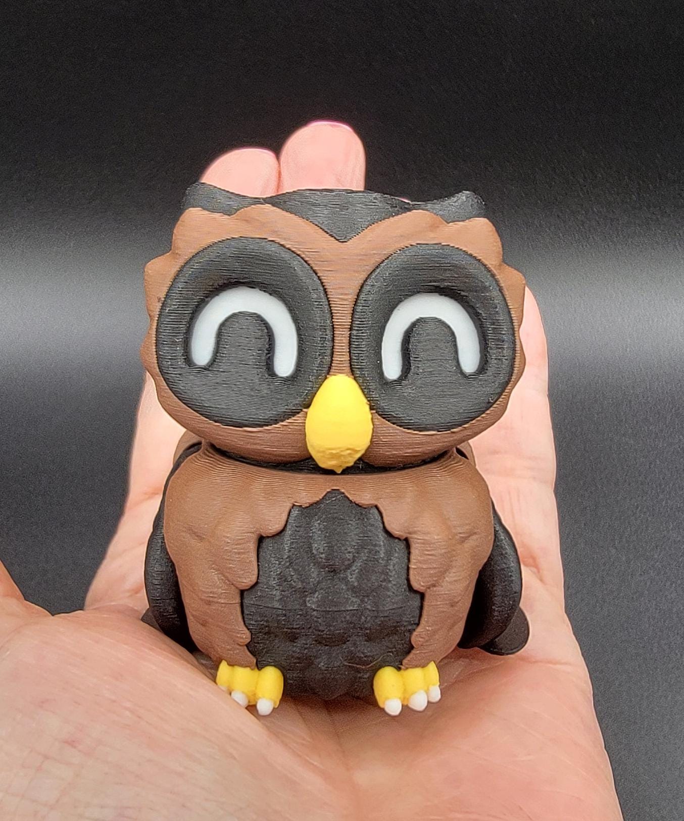 Adorable Articulated Tiny Owl Fidget Toy