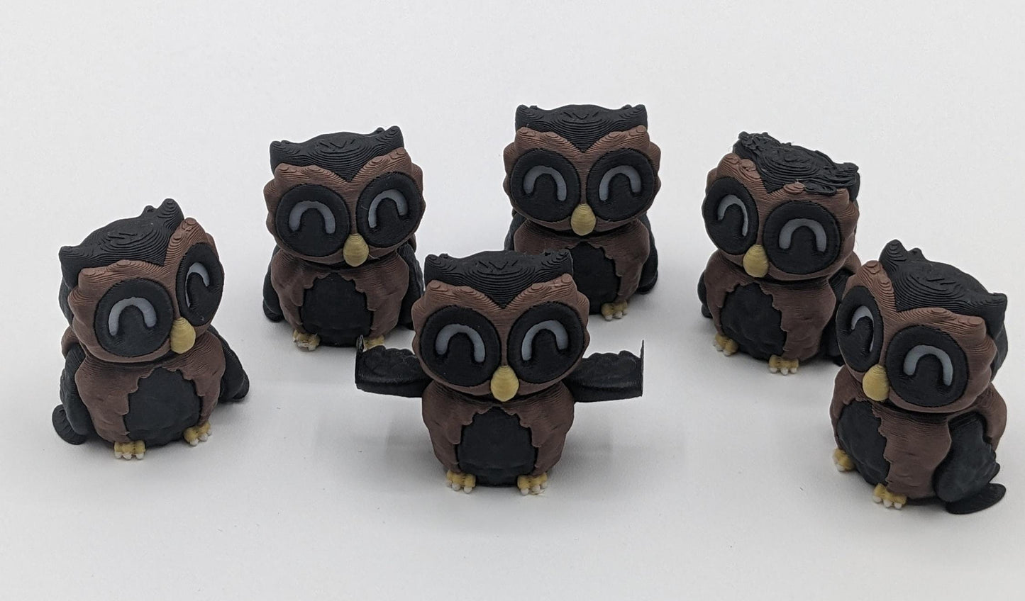 Adorable Articulated Tiny Owl Fidget Toy