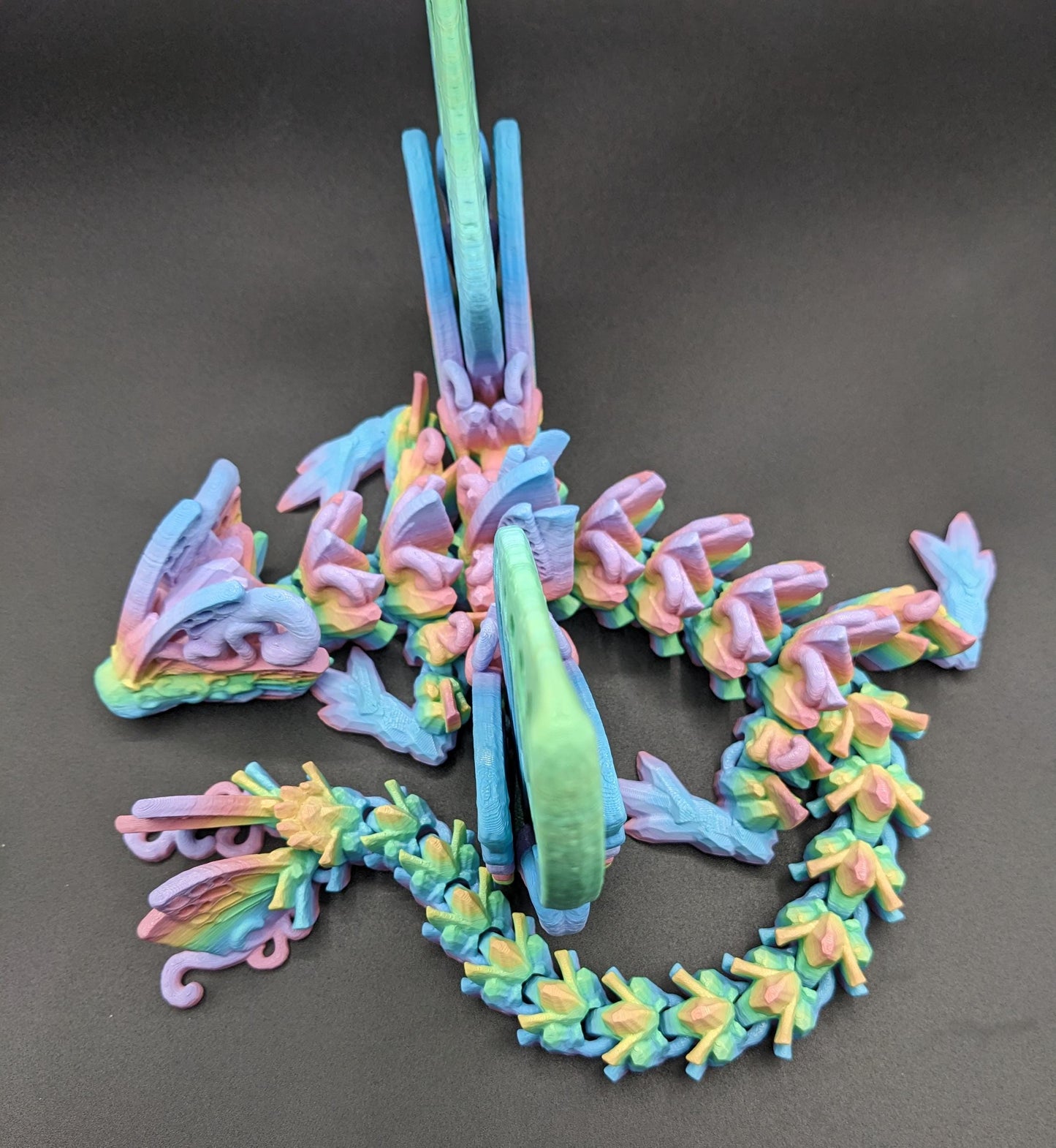 Dragon Butterfly winged Dragon Articulated Flying butterfly Dragon fidget Printed in multiple colors! No painting!