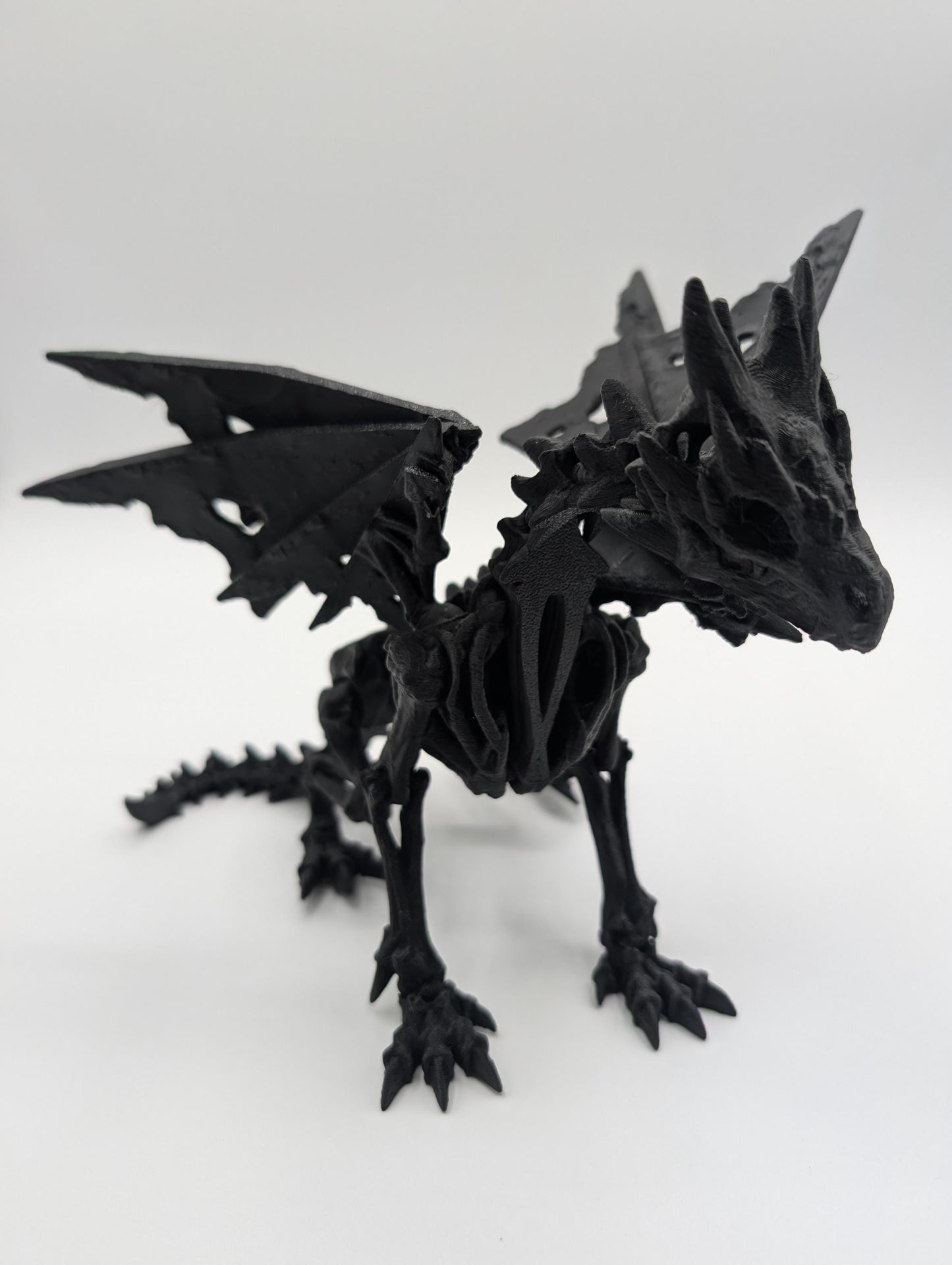 3D Printed Wraithwing Dragon: Articulated Fidget Desk Toy