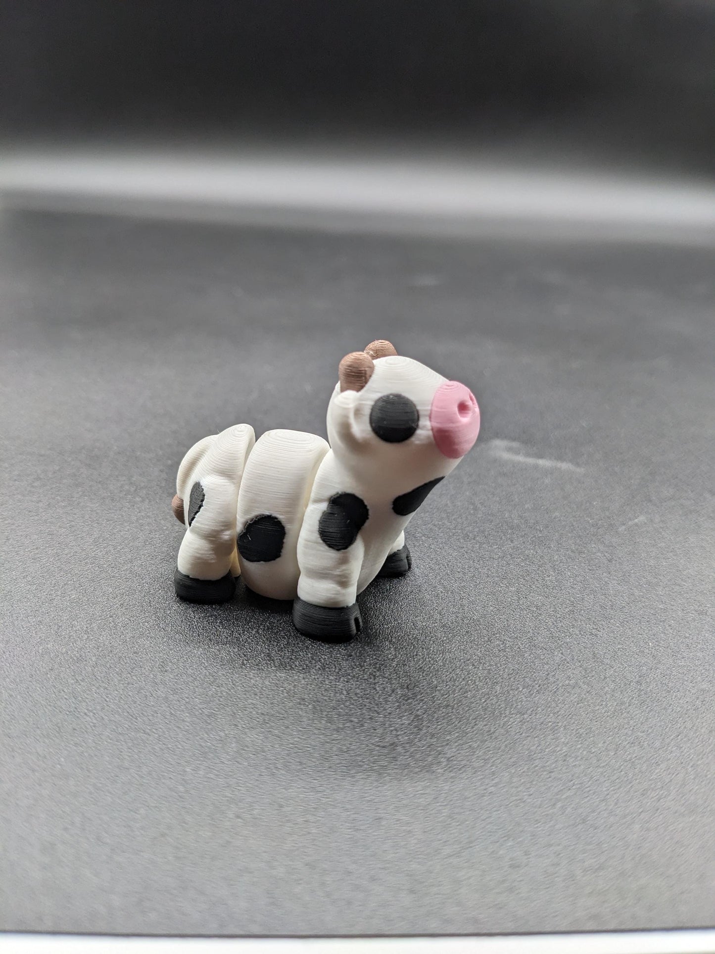 Cow Adorable Baby Cow Fidget Toy 3D Printed Articulated Stress Relief Cute Sensory Toy for Relaxation and Focus