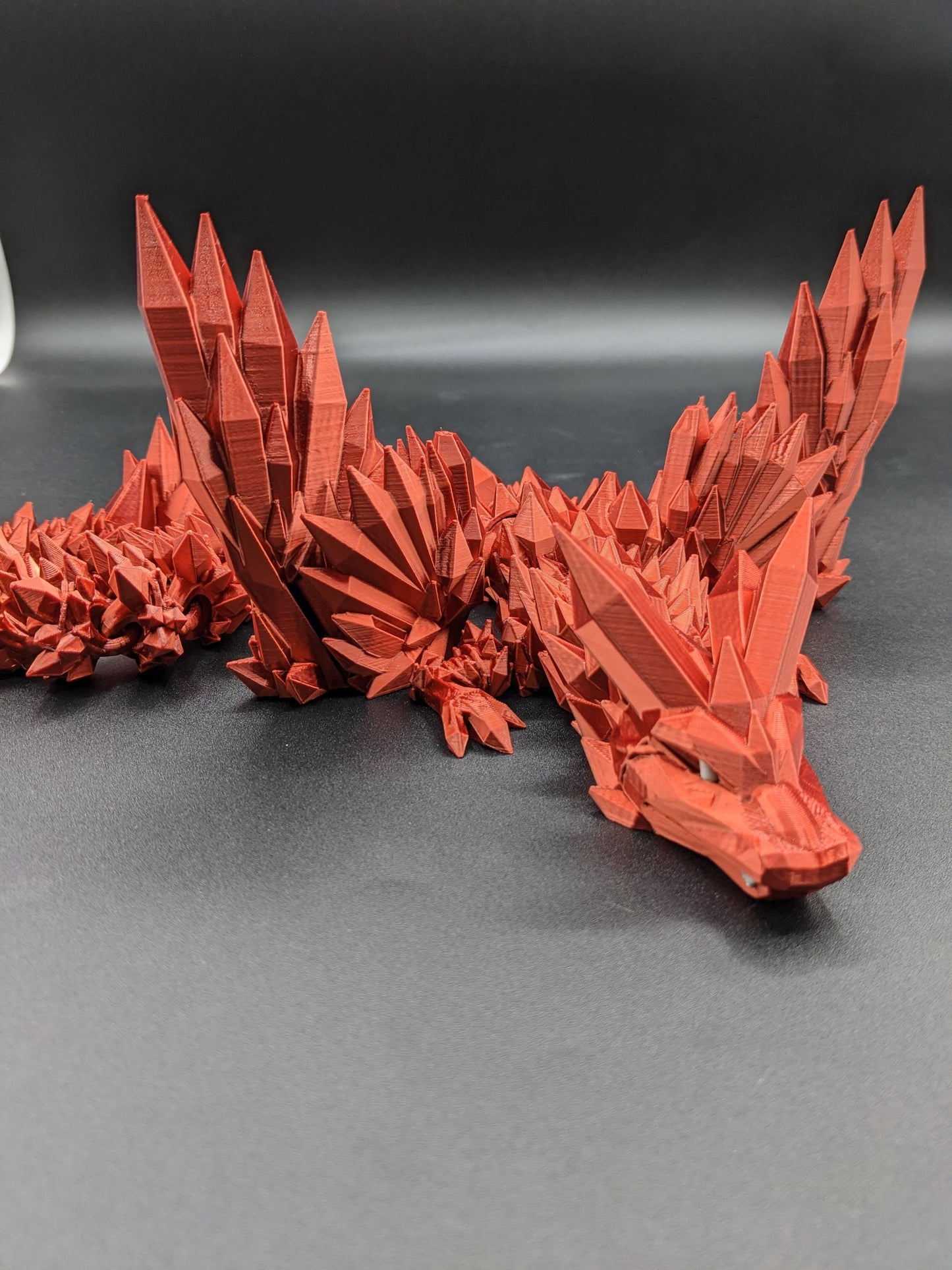 Winged Dragon Crystal winged Dragon 3d printed Dragon Articulated winged Dragon 3D Printed Sensory Stress Fidget Dragon fidget