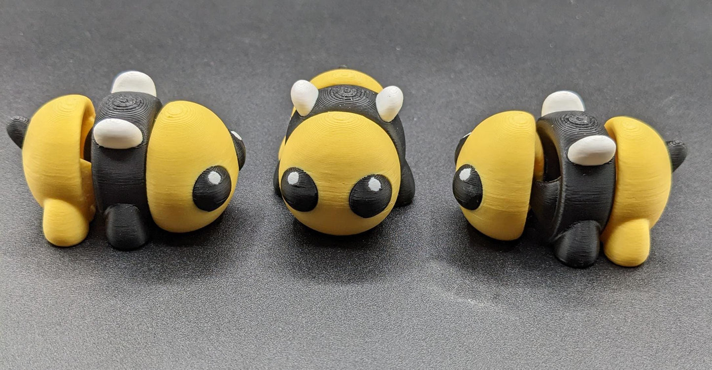 Bumble Bee Fidget Toy - Cute 3D Printed Stress Relief