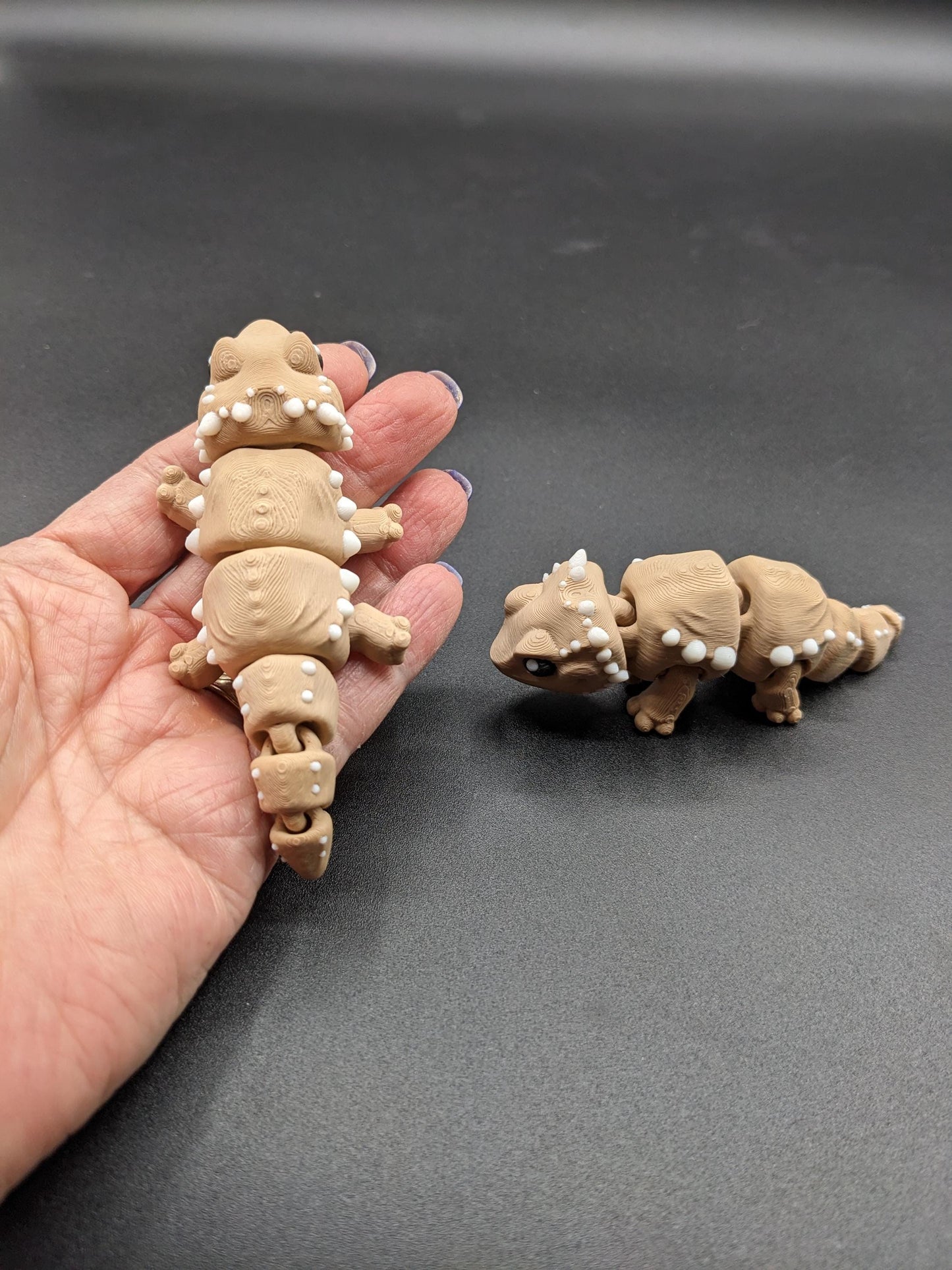 Baby Bearded Dragon Articulated Fidget toy Pet Lizard 3D Fidget Fidget Toy Desk Toy