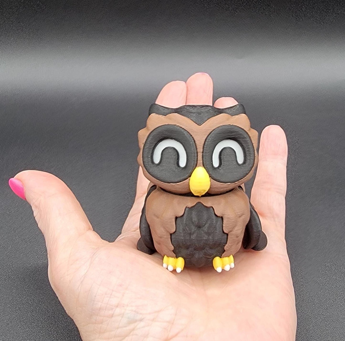 Adorable Articulated Tiny Owl Fidget Toy