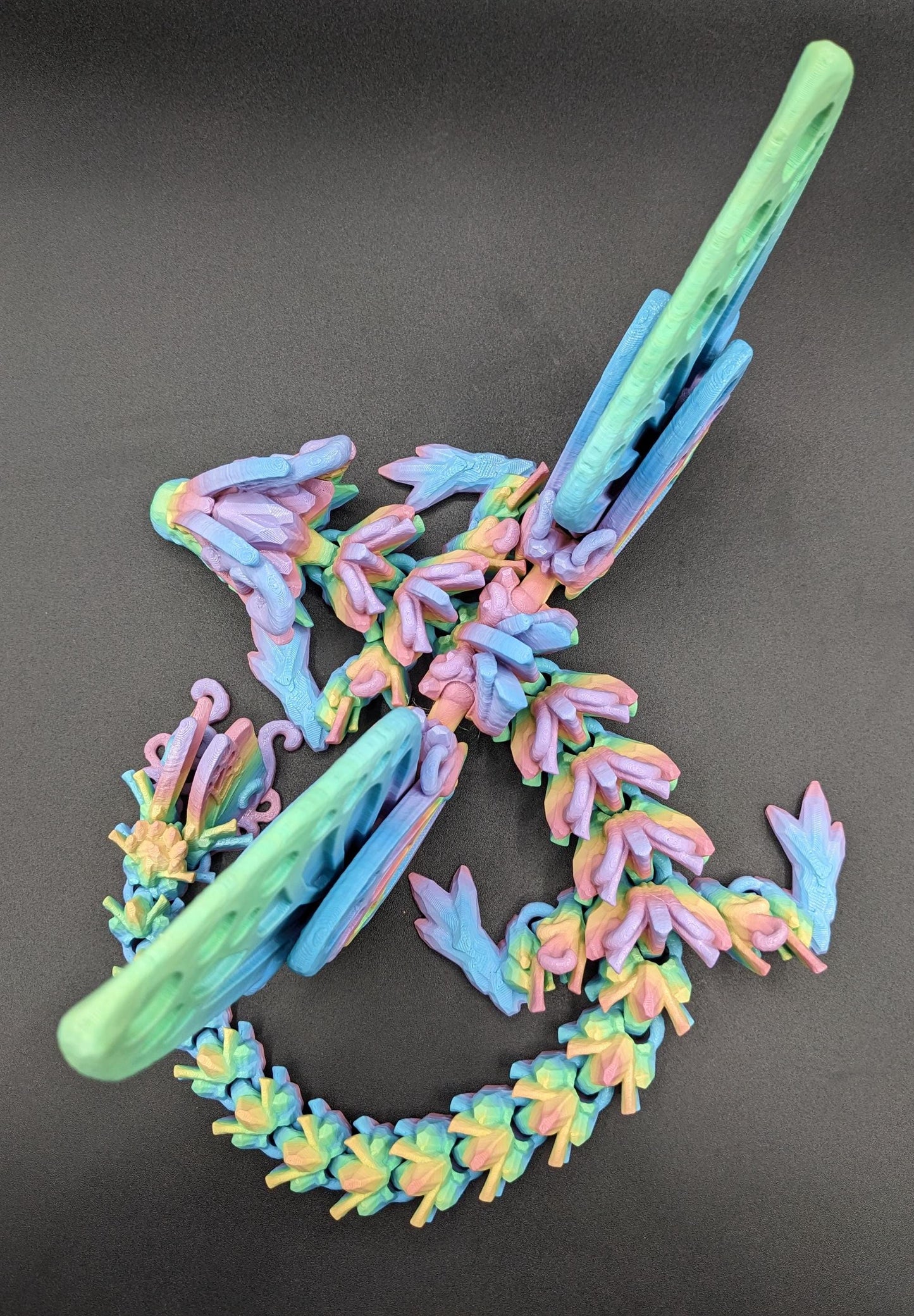 Dragon Butterfly winged Dragon Articulated Flying butterfly Dragon fidget Printed in multiple colors! No painting!