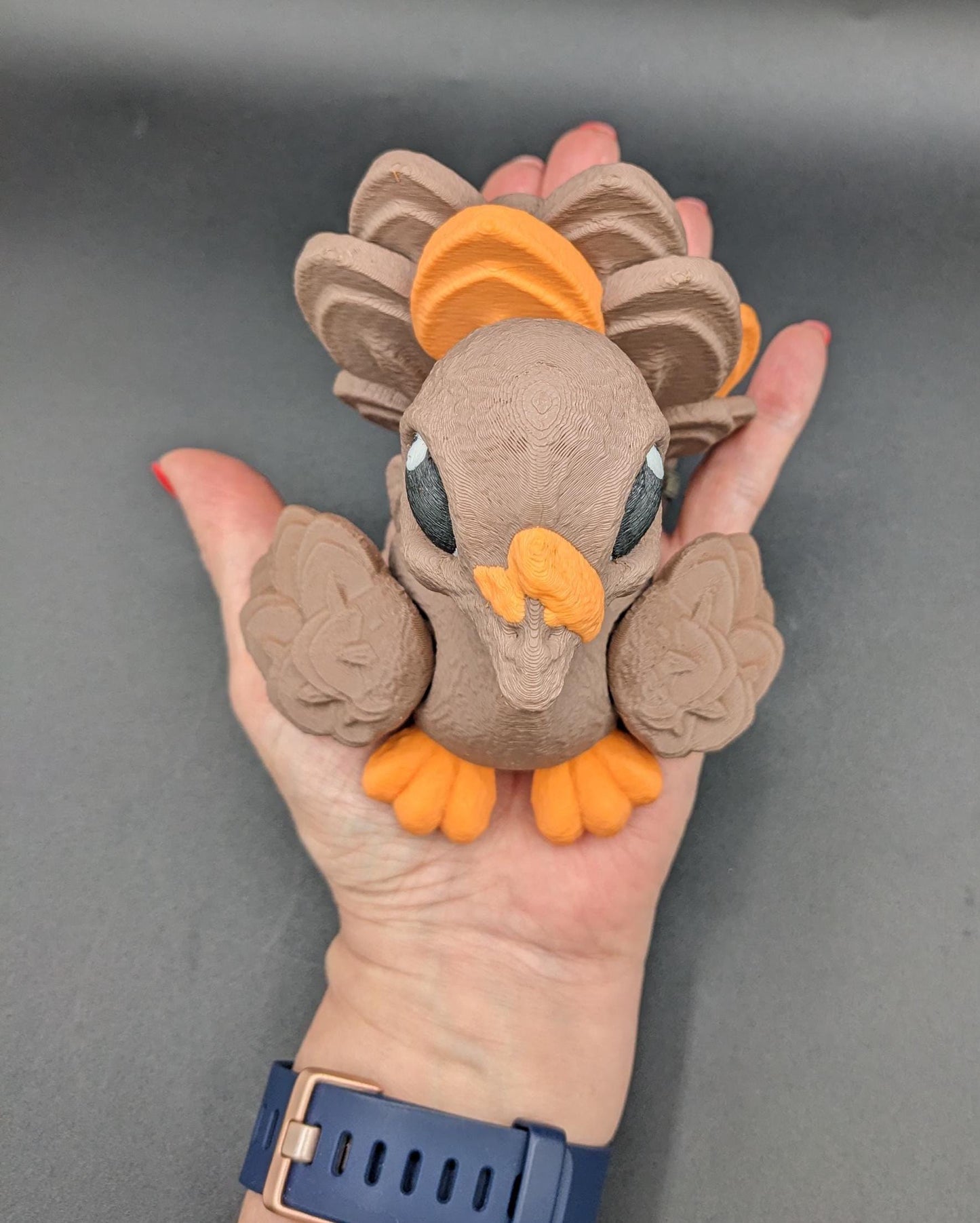 Add charm to your Thanksgiving with our Adorable Articulated Turkey Toy. This delightful turkey is perfect for festive decor and playful fun, making it an ideal addition to your holiday celebrations.