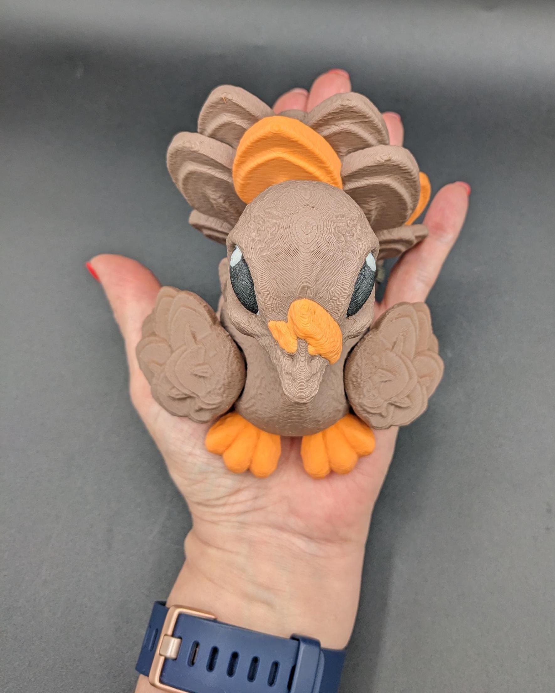 Add charm to your Thanksgiving with our Adorable Articulated Turkey Toy. This delightful turkey is perfect for festive decor and playful fun, making it an ideal addition to your holiday celebrations.