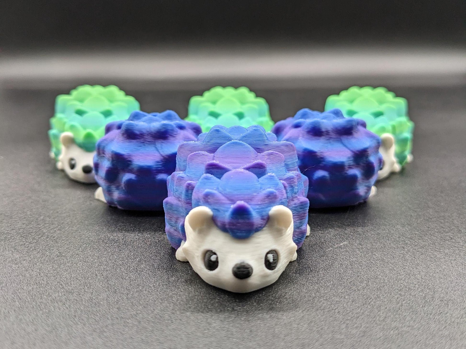 With its detailed and adorable look, our hedgehog is as cute as it is fun to play with making it a perfect stress-relief toy or desk companion. Frequent kisses required for a happy hedgehog.