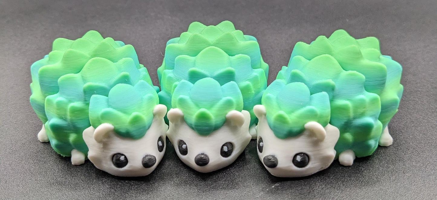 With its detailed and adorable look, our hedgehog is as cute as it is fun to play with making it a perfect stress-relief toy or desk companion. Frequent kisses required for a happy hedgehog.