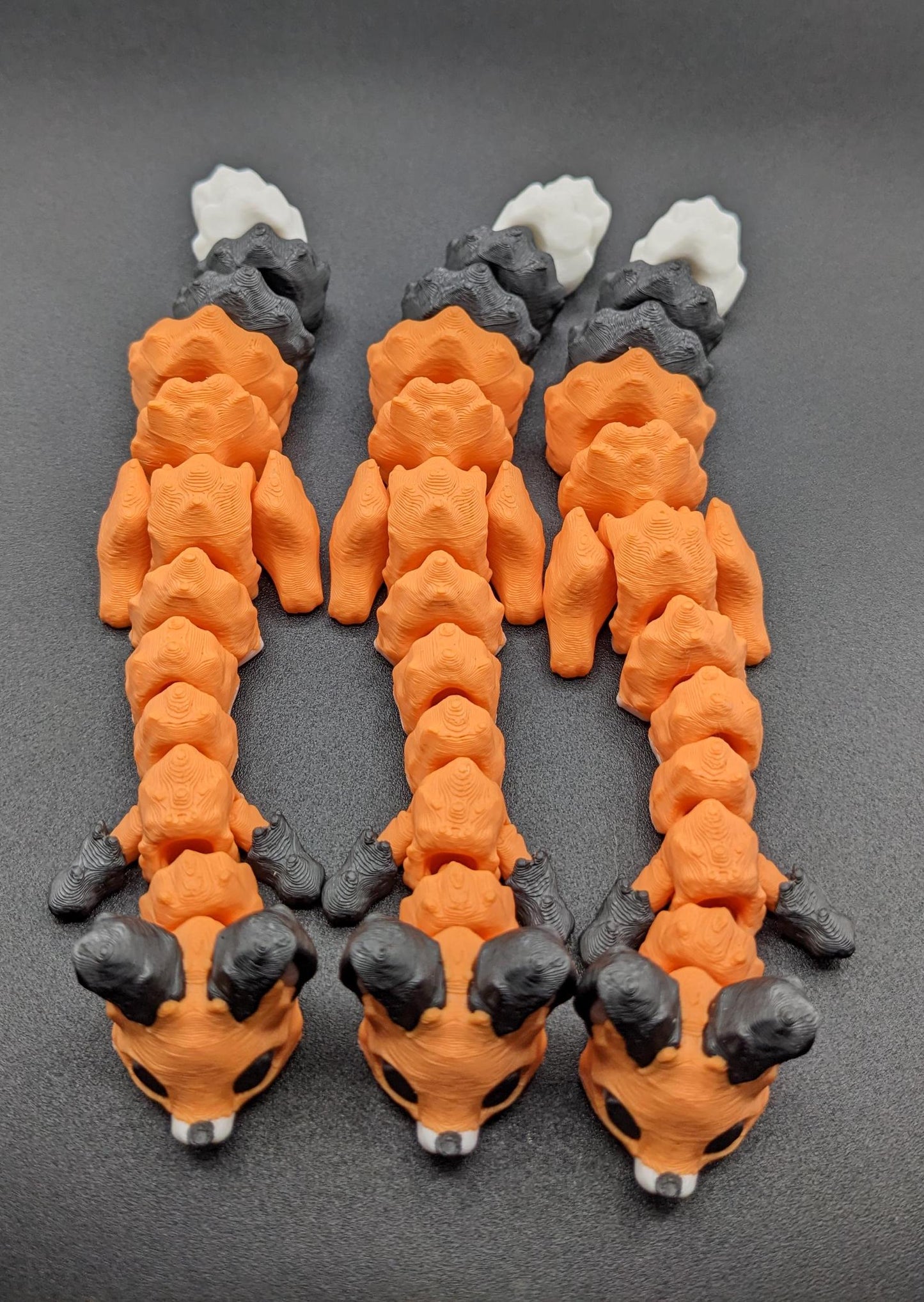 Our Articulated Yuna Fox is a playful & functional fidget toy perfect for reducing stress, fueling creativity, & adding charm to your day. Yuna Fox is the perfect desk or computer buddy ready to add sweetness to your day.