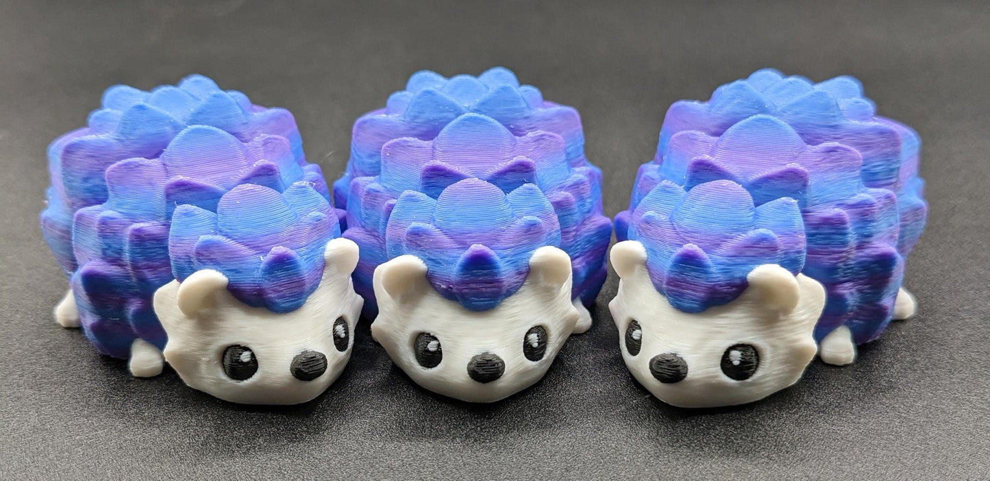 With its detailed and adorable look, our hedgehog is as cute as it is fun to play with making it a perfect stress-relief toy or desk companion. Frequent kisses required for a happy hedgehog.