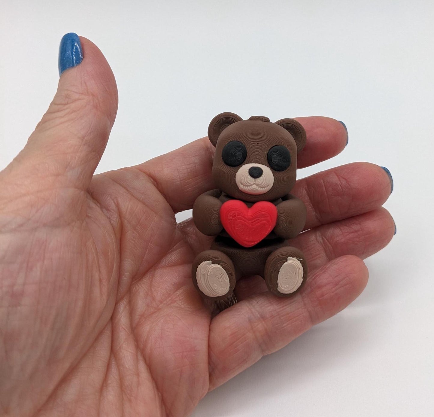 Meet our Adorable Articulated Baby Heart Bear—a delightful 3D-printed fidget toy that’s as cute as it is fun! The perfect Valentine&#39;s Day gift!  Perfect for fidgeting, imaginative play, gift giving, or as a charming collectible.