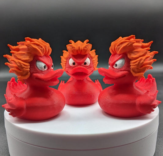 Our fiery duck combines a fierce design with playful charm, making it the perfect gift for the Jeep duck collectors, fidget toy enthusiasts, or anyone looking to add a spark to their decor. With its vibrant fiery colors and detailed craftsmanship, this duck is a true standout.