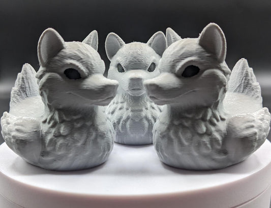 Meet our newest member of our duck family, the Gray Wolf Duck! Whether you’re a fan of wolves, ducks, Jeep Duck Collector, or quirky decor, this hybrid figurine is the ultimate conversation starter. Designed with intricate details makes this loyal and unique creation makes the perfect gift for animal lovers, Jeep duck collectors, or anyone who appreciates imaginative designs.