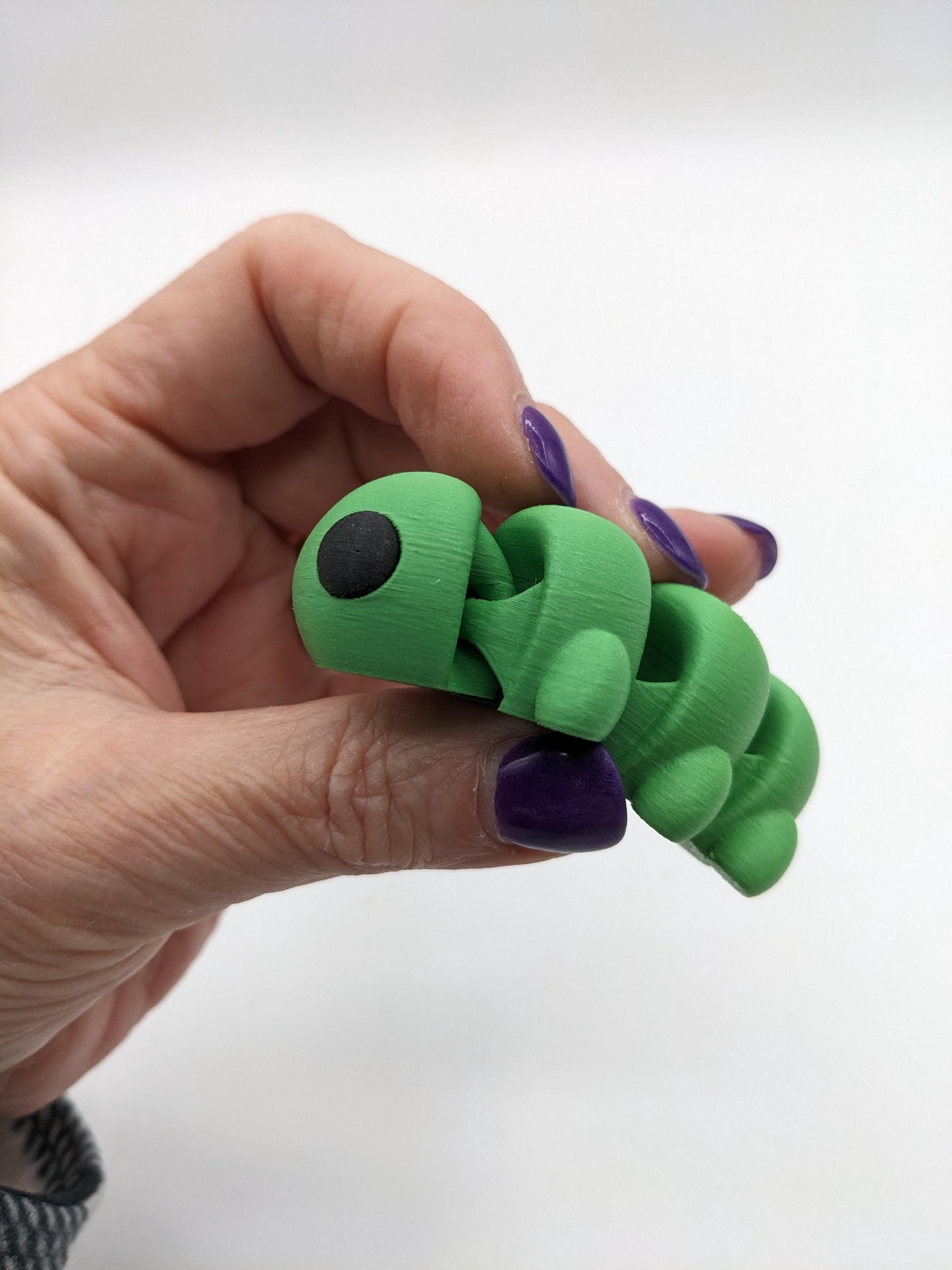 Tiny Caterpillar Fidget - Miniature Articulated Joy!
