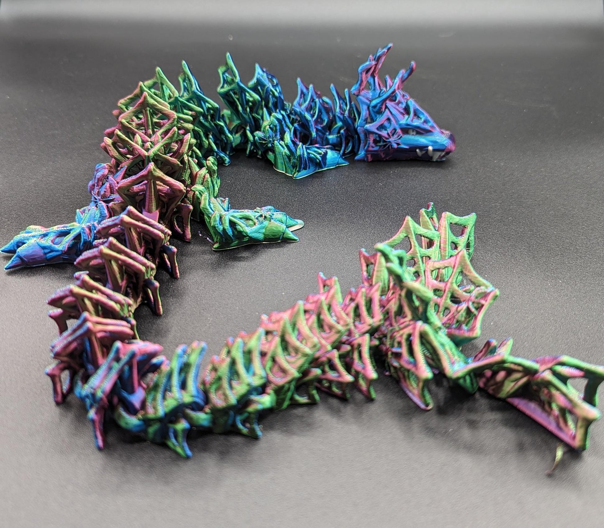 Wicked Dragon Cinderwing gothic desk toy Fidget Mythical toy