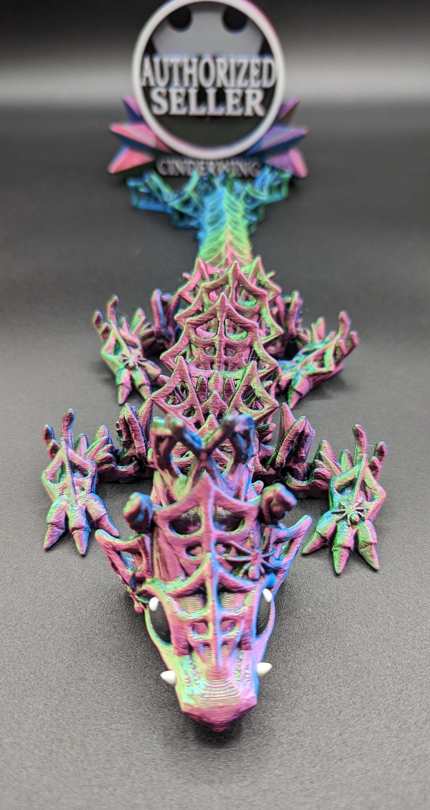 Our Baby Wicked Dragon sculpture is a masterpiece of mythical design, intricately crafted to capture the essence of this dark and mysterious creature. With its menacing features, wickedly detailed scales, and sinister posture, this dragon is a work of art that embodies the allure of the shadows.