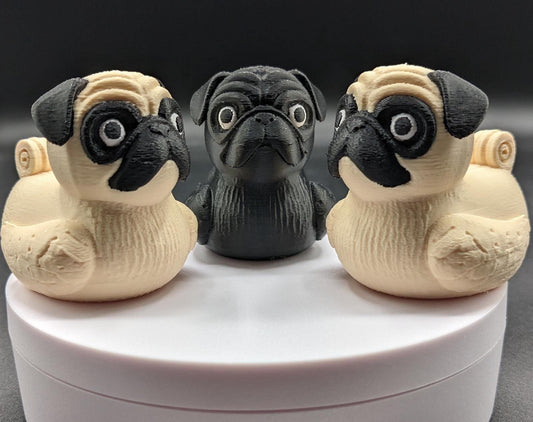 Meet The Fabulous Pug Dog Duck, a delightful 3D-printed creation that combines the charm of a pug with the whimsy of a rubber duck! This quirky and adorable design is perfect for pug lovers, Jeep duck collectors, duck enthusiasts, or anyone who enjoys playful and unique decor. Whether it’s displayed on a shelf, on the dash of your car, used as a conversation starter, or gifted to a dog or Jeep lover, this pug duck is guaranteed to bring smiles and laughter.