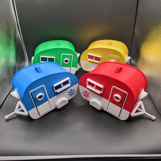 Turn your backyard into a bird lover’s paradise with the Retro RV Caravan Birdhouse! This charming and unique 3D-printed birdhouse is designed to look like a retro camper, bringing a touch of nostalgia and whimsy to your outdoor space. Perfect for bird enthusiasts, RV lovers, or anyone who adores fun and creative decor, this birdhouse is both functional and stylish.