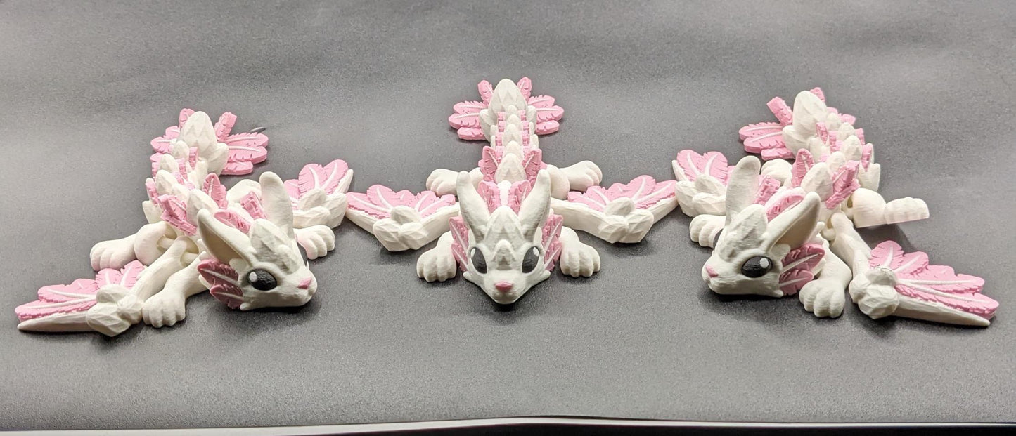 Adorable Articulated Tiny Bunny Dragon