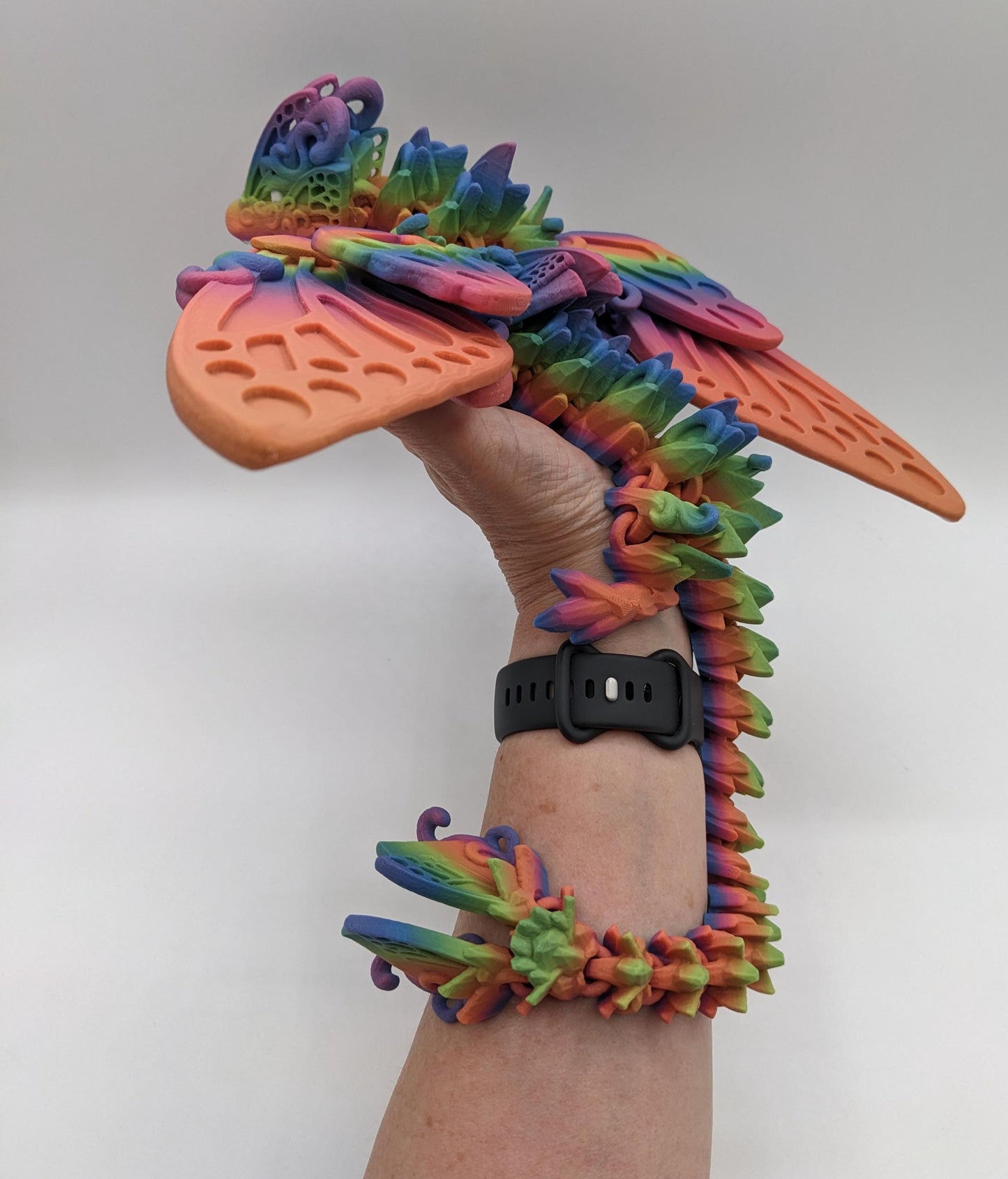 Dragon Butterfly winged Dragon Articulated Flying butterfly Dragon fidget Printed in multiple colors! No painting!