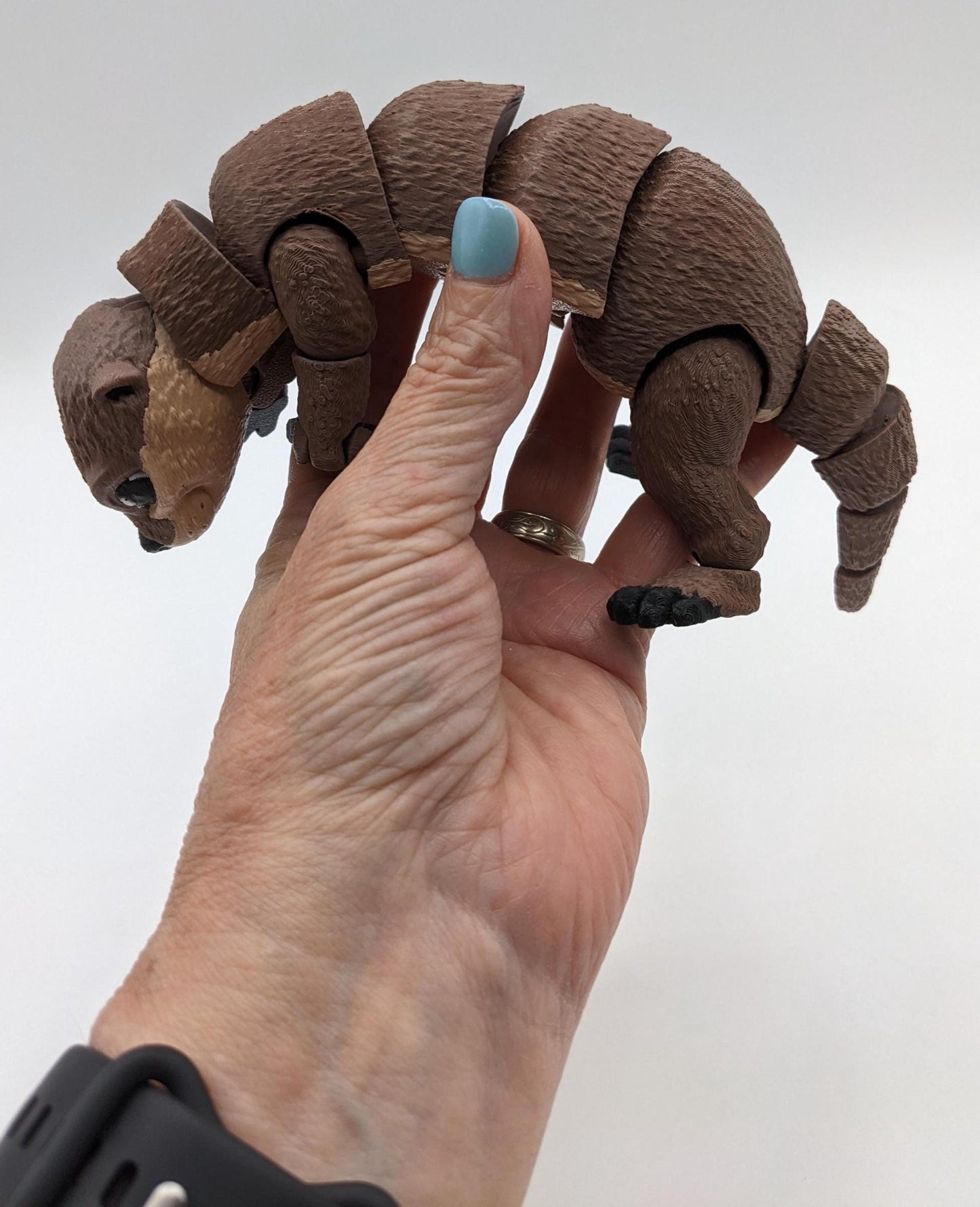 Mischievous Articulated River Otter Toy