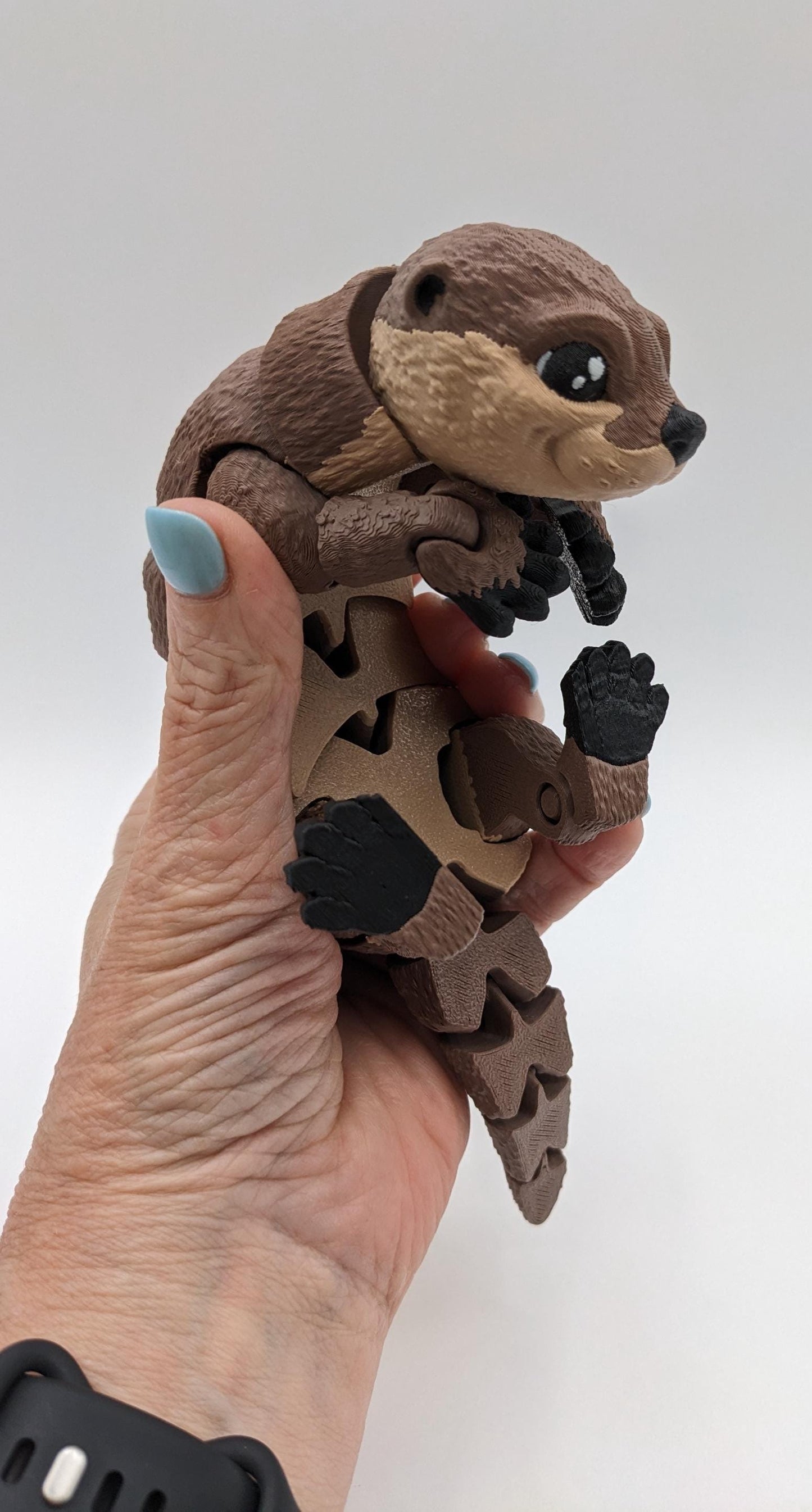 Mischievous Articulated River Otter Toy