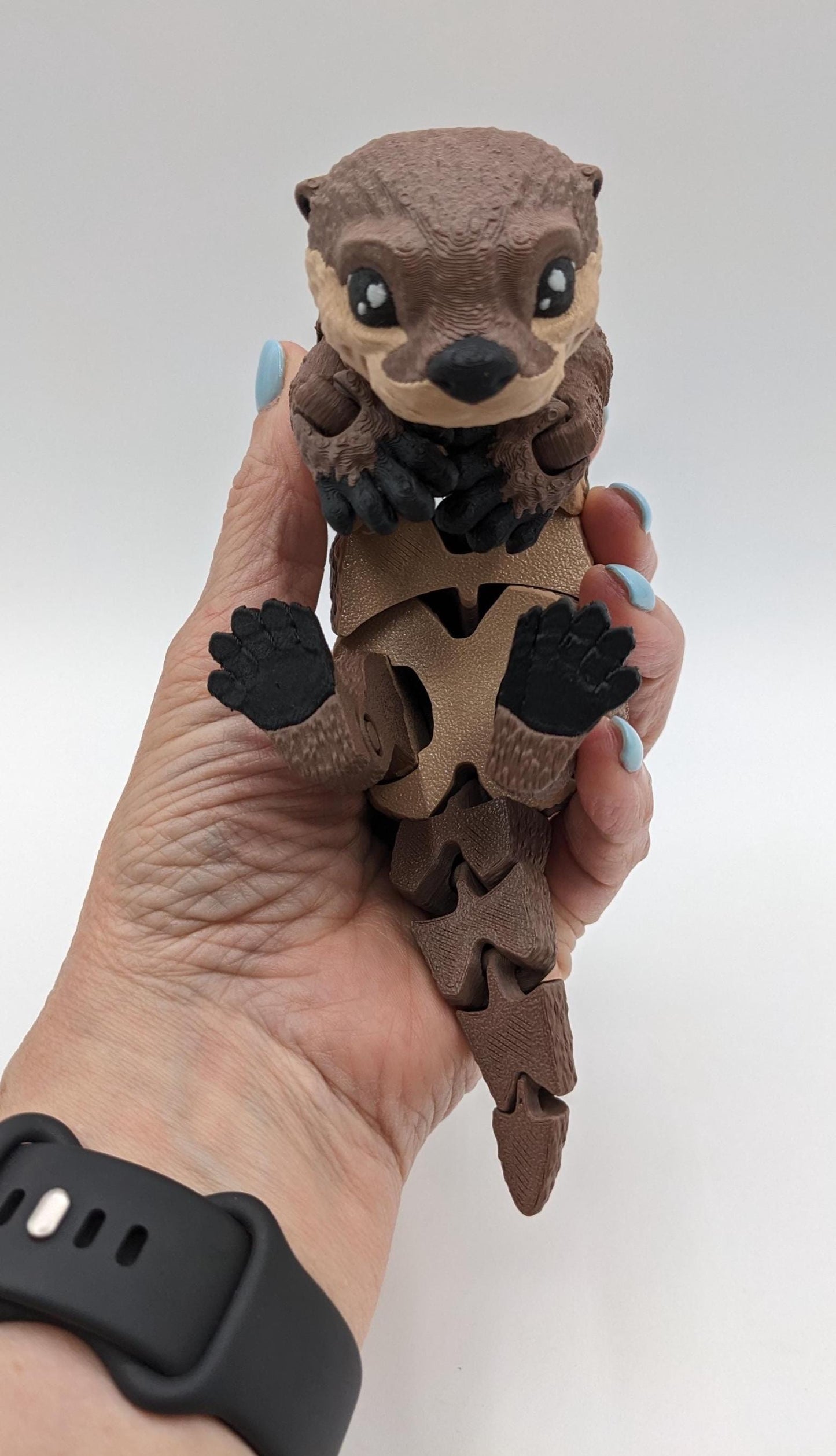 Mischievous Articulated River Otter Toy