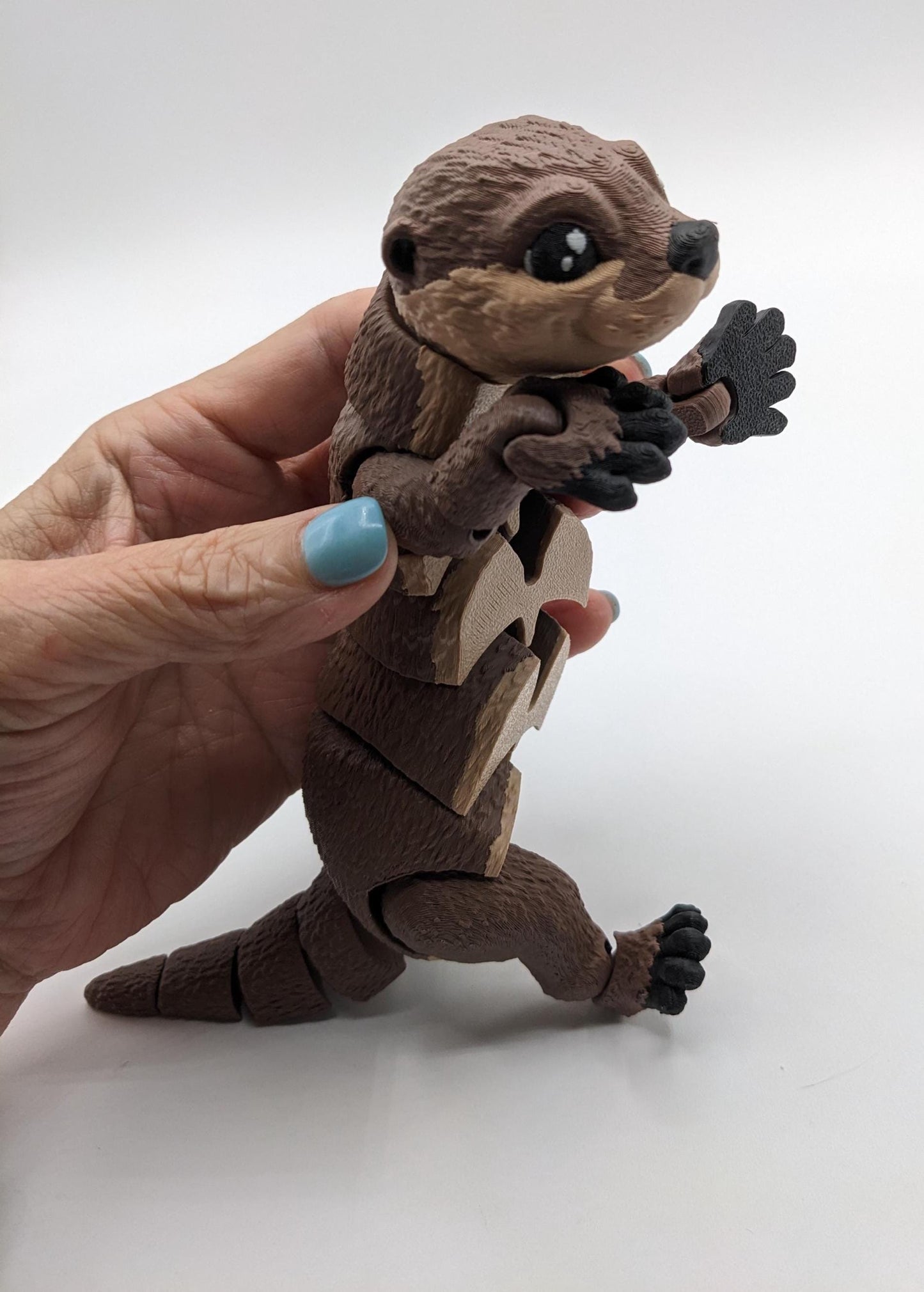 Mischievous Articulated River Otter Toy