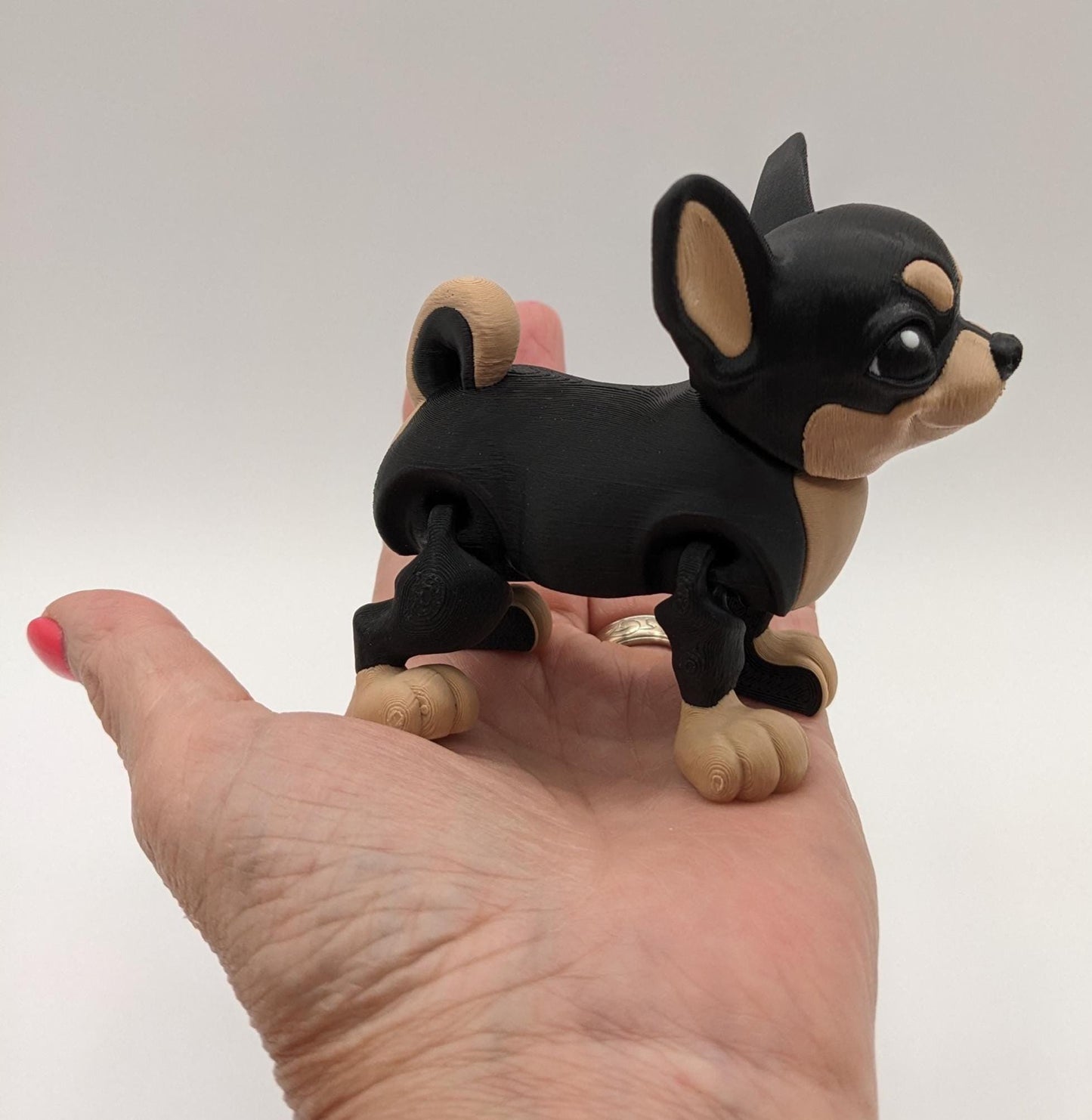 Adorable Articulated Chihuahua Dog Fidget Toy