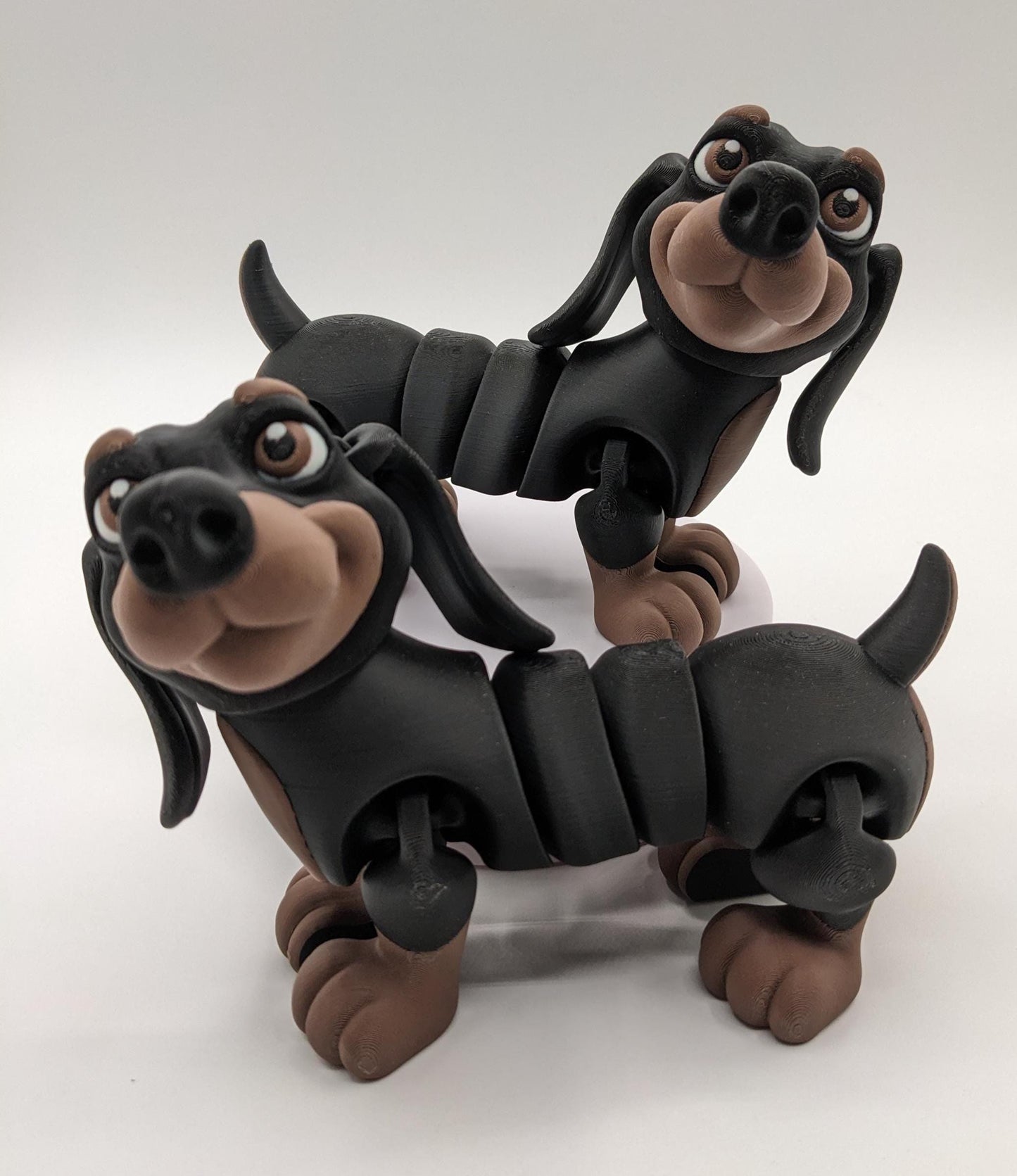 Adorable Articulated Dachshund Dog Toy