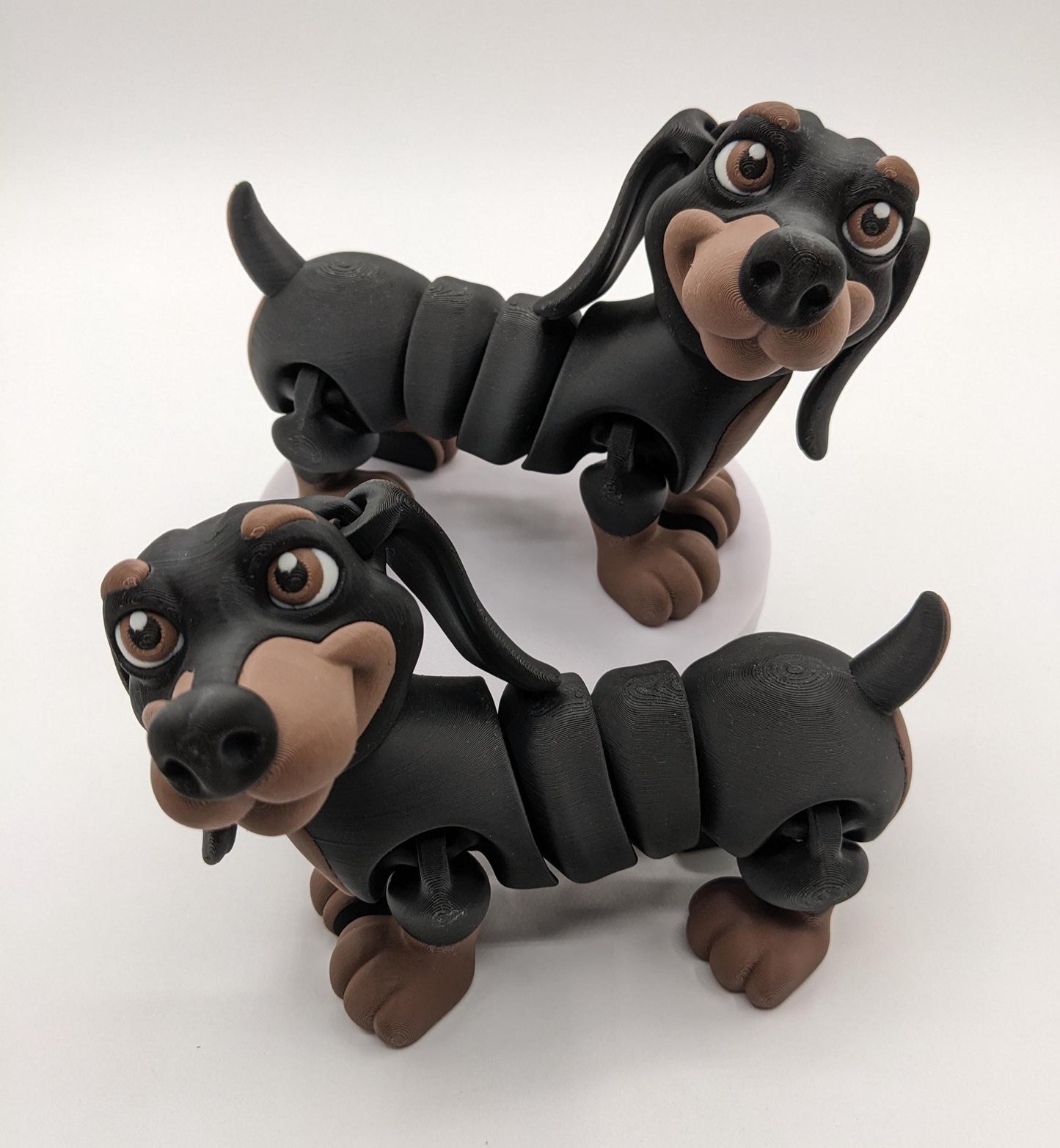 Adorable Articulated Dachshund Dog Toy