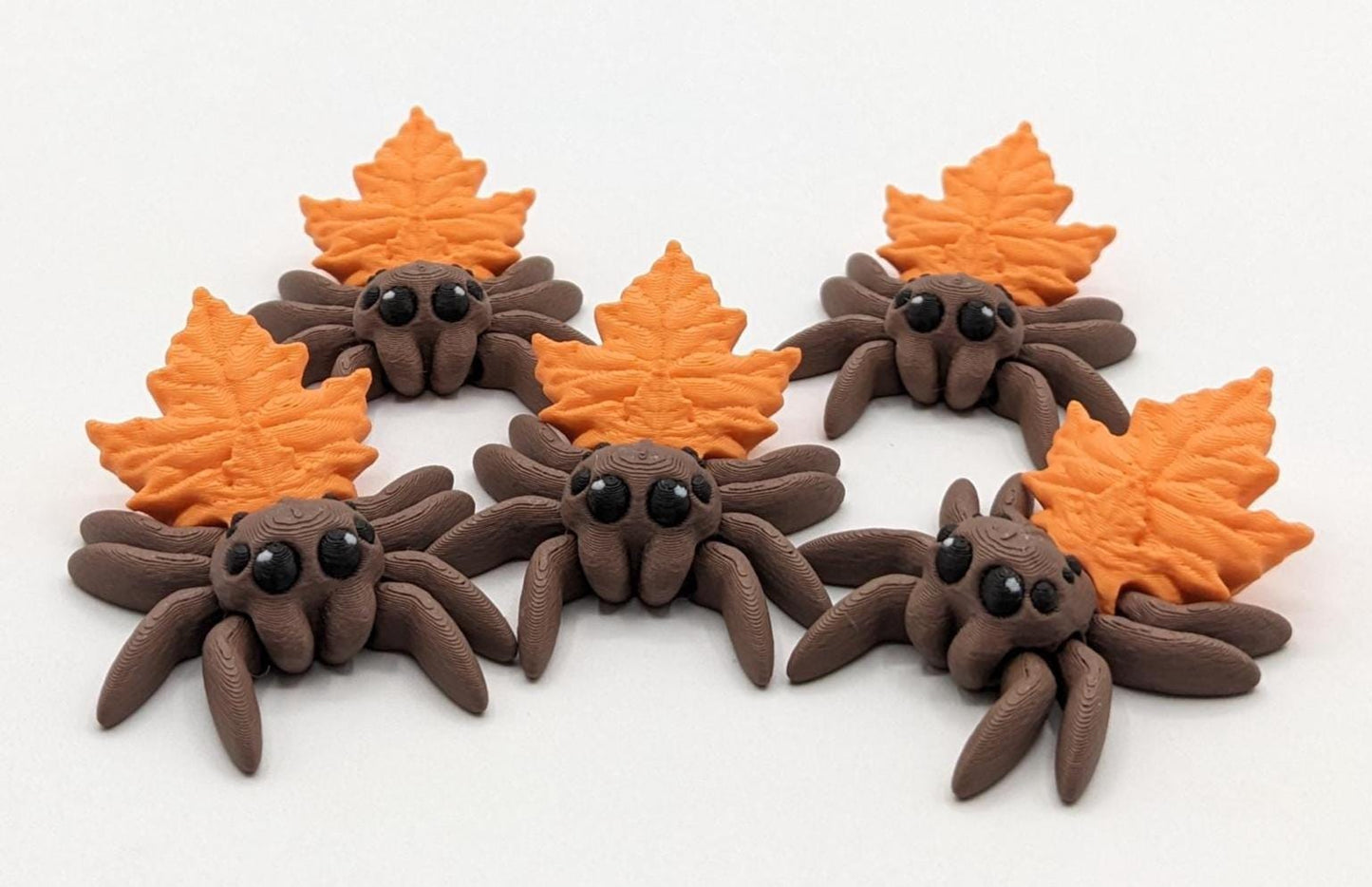 Articulated Autumn Leaf Tiny Spider