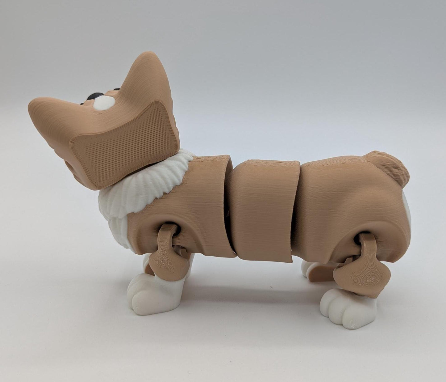Articulated Corgi Dog Toy Figurine