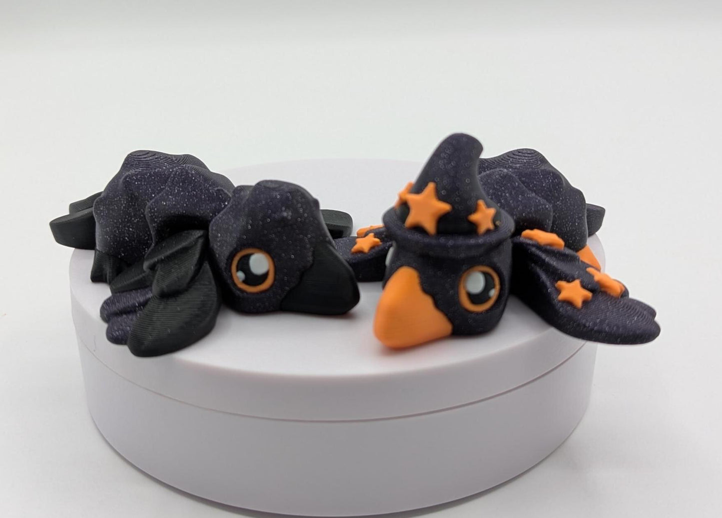Flexi Crow and Wizard Crow Fidget Toys
