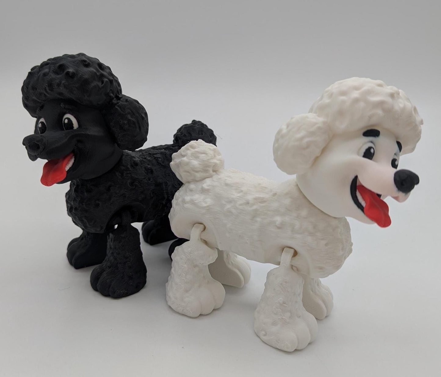 Articulated Poodle Dog Toy Figurine