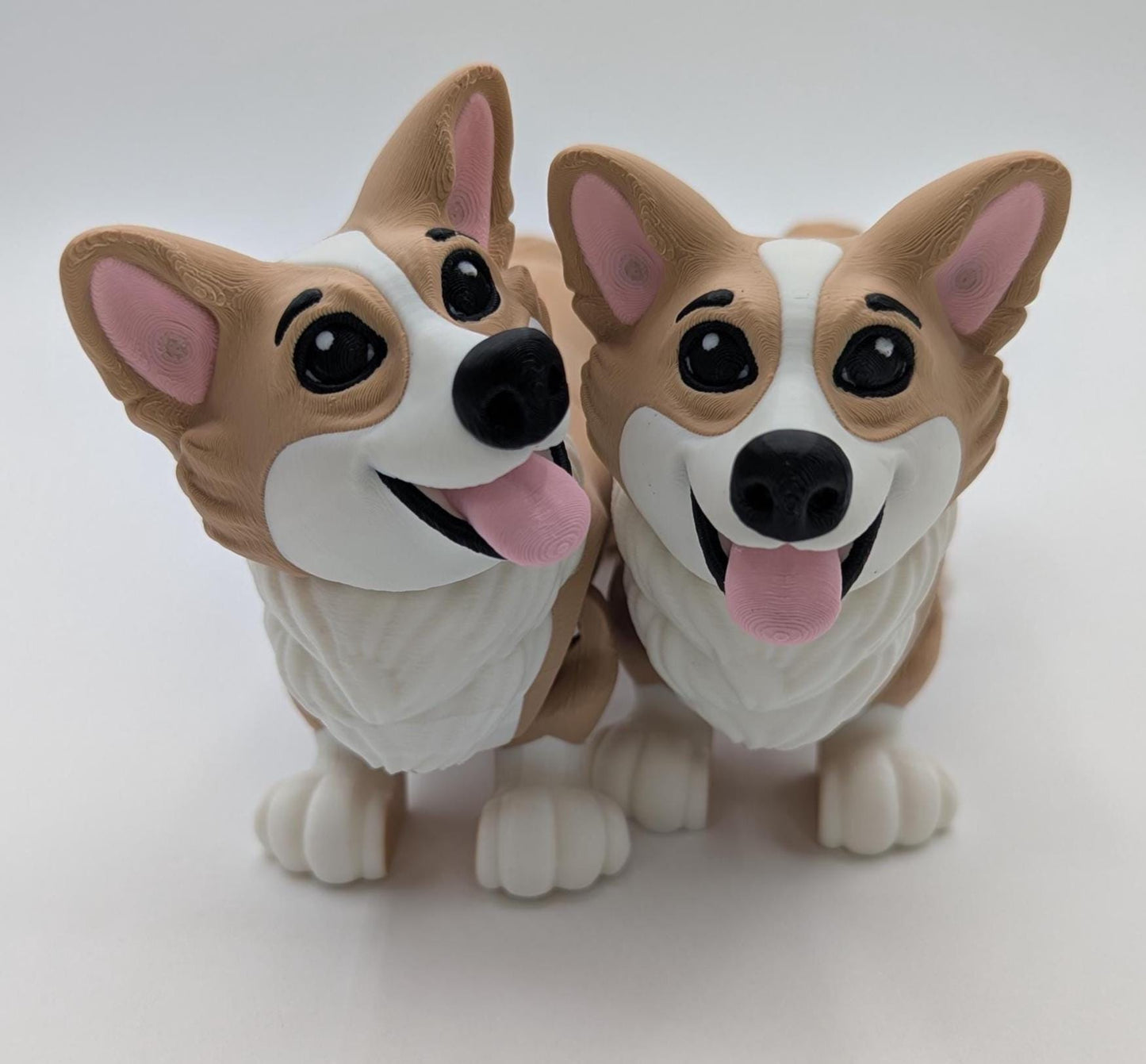 Articulated Corgi Dog Toy Figurine