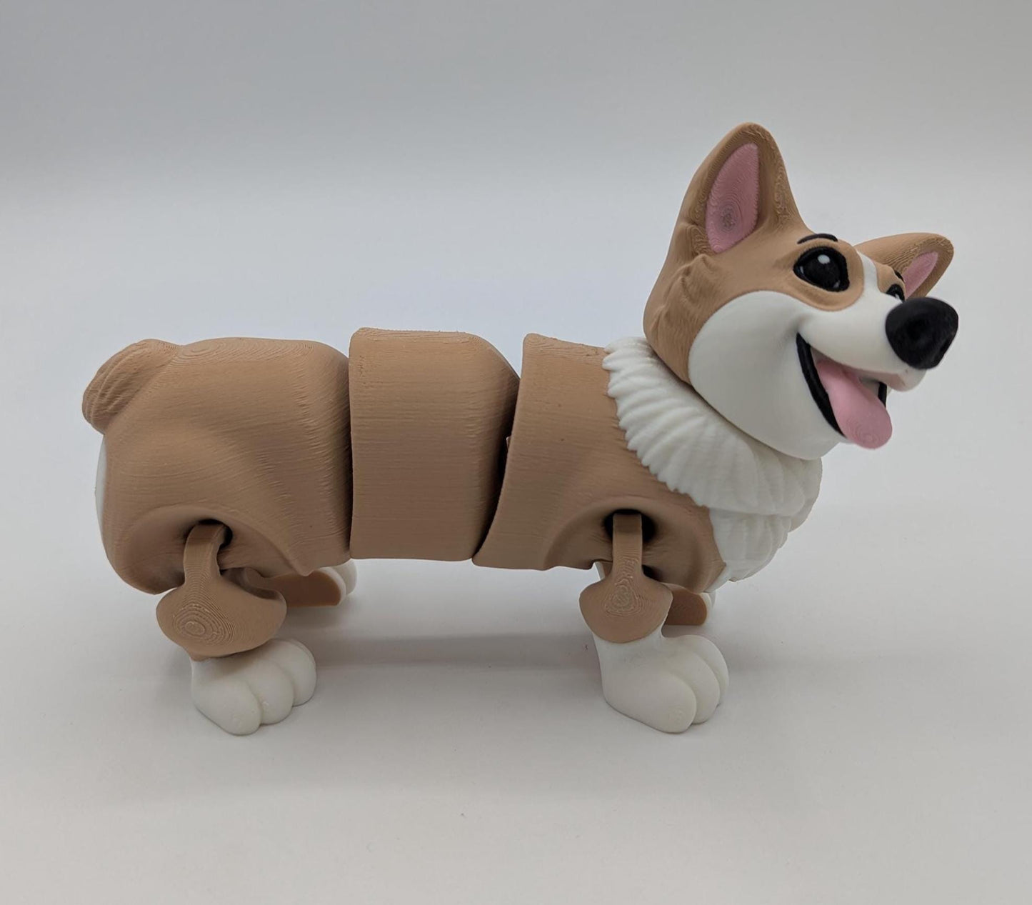Articulated Corgi Dog Toy Figurine