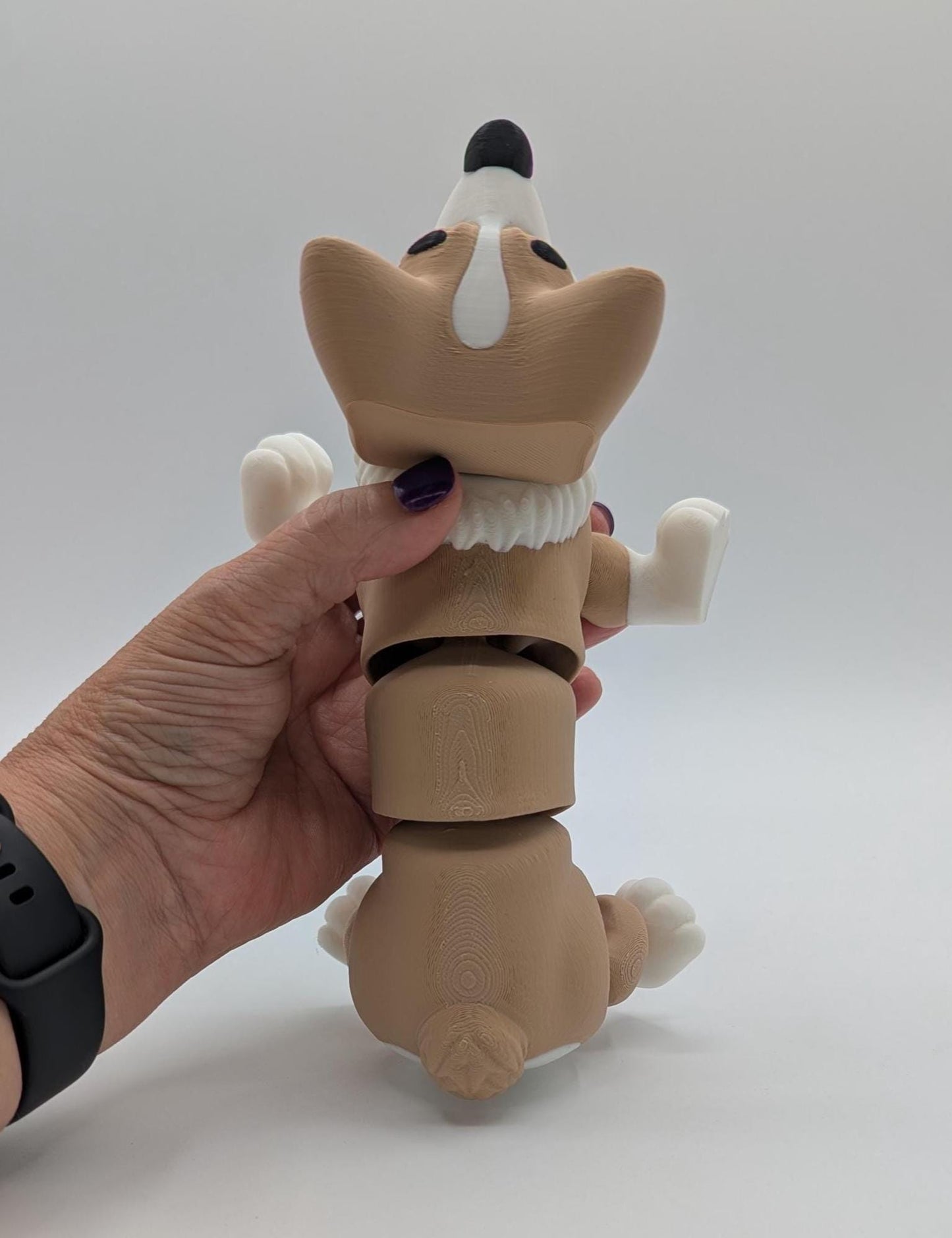 Articulated Corgi Dog Toy Figurine