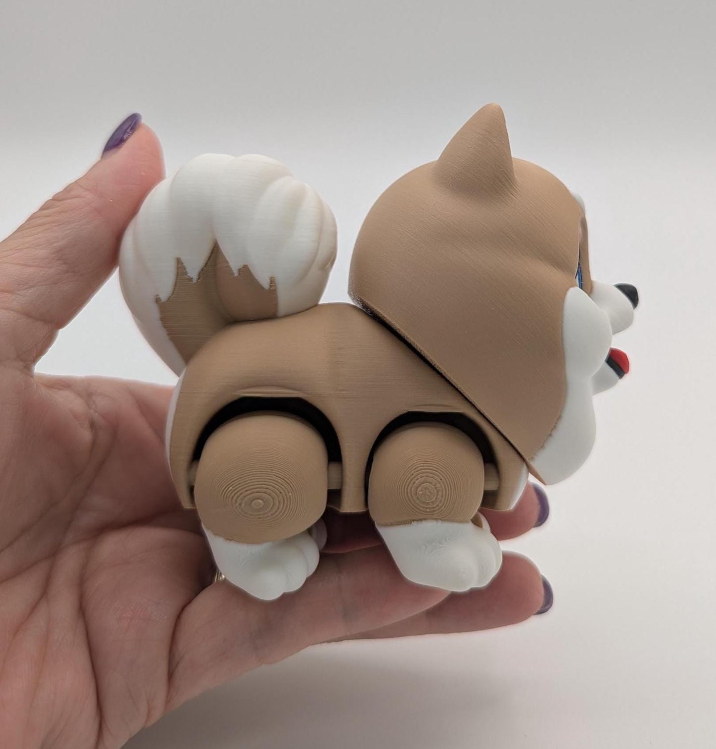 Articulated Pomeranian Puppy Fidget Toy