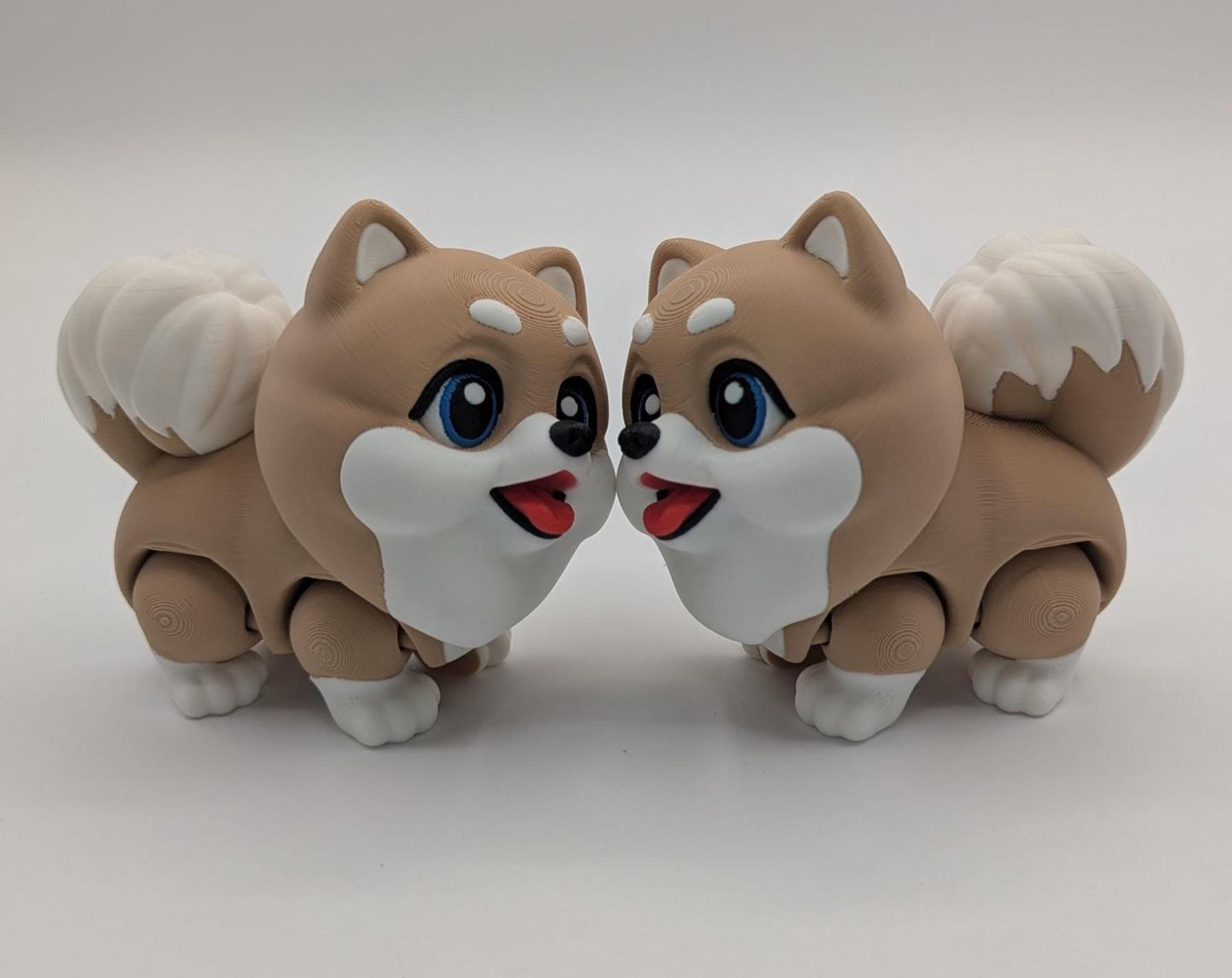 Articulated Pomeranian Puppy Fidget Toy