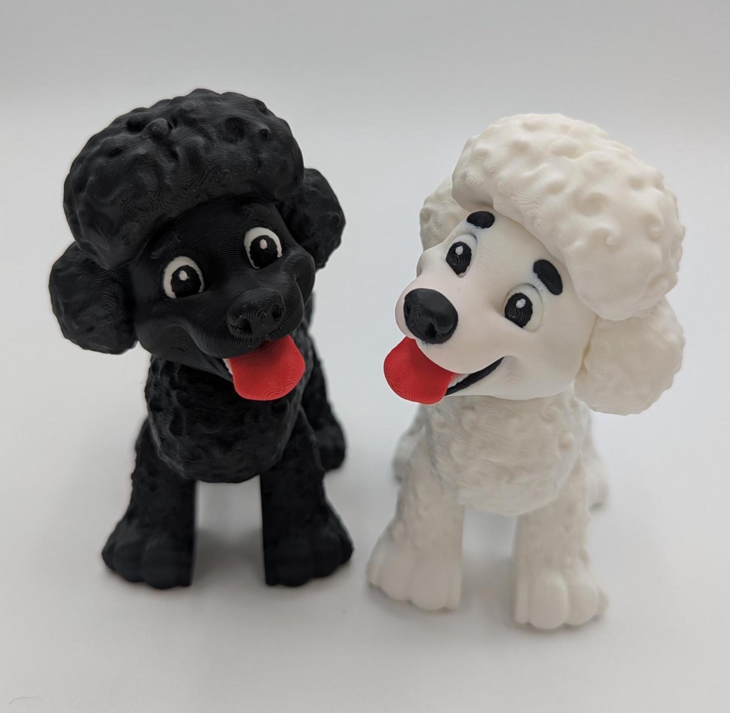 Articulated Poodle Dog Toy Figurine