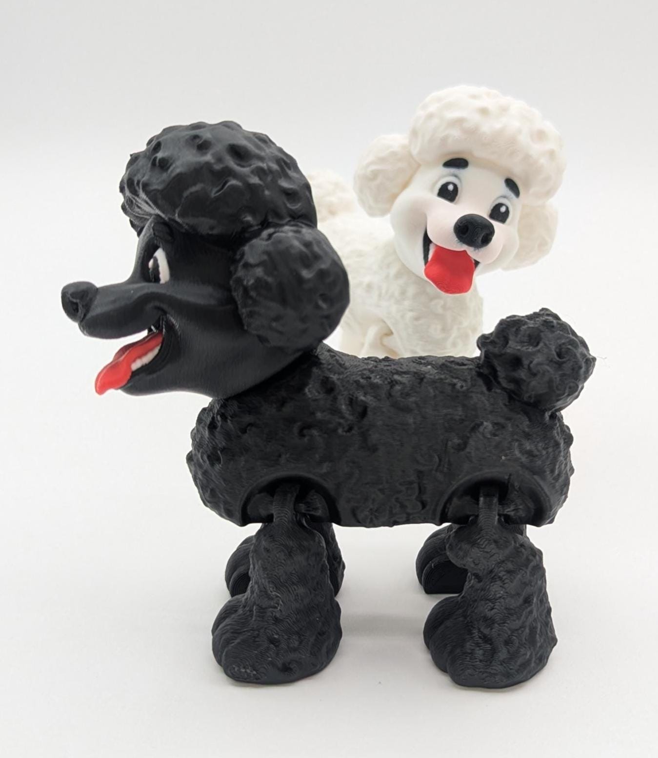 Articulated Poodle Dog Toy Figurine
