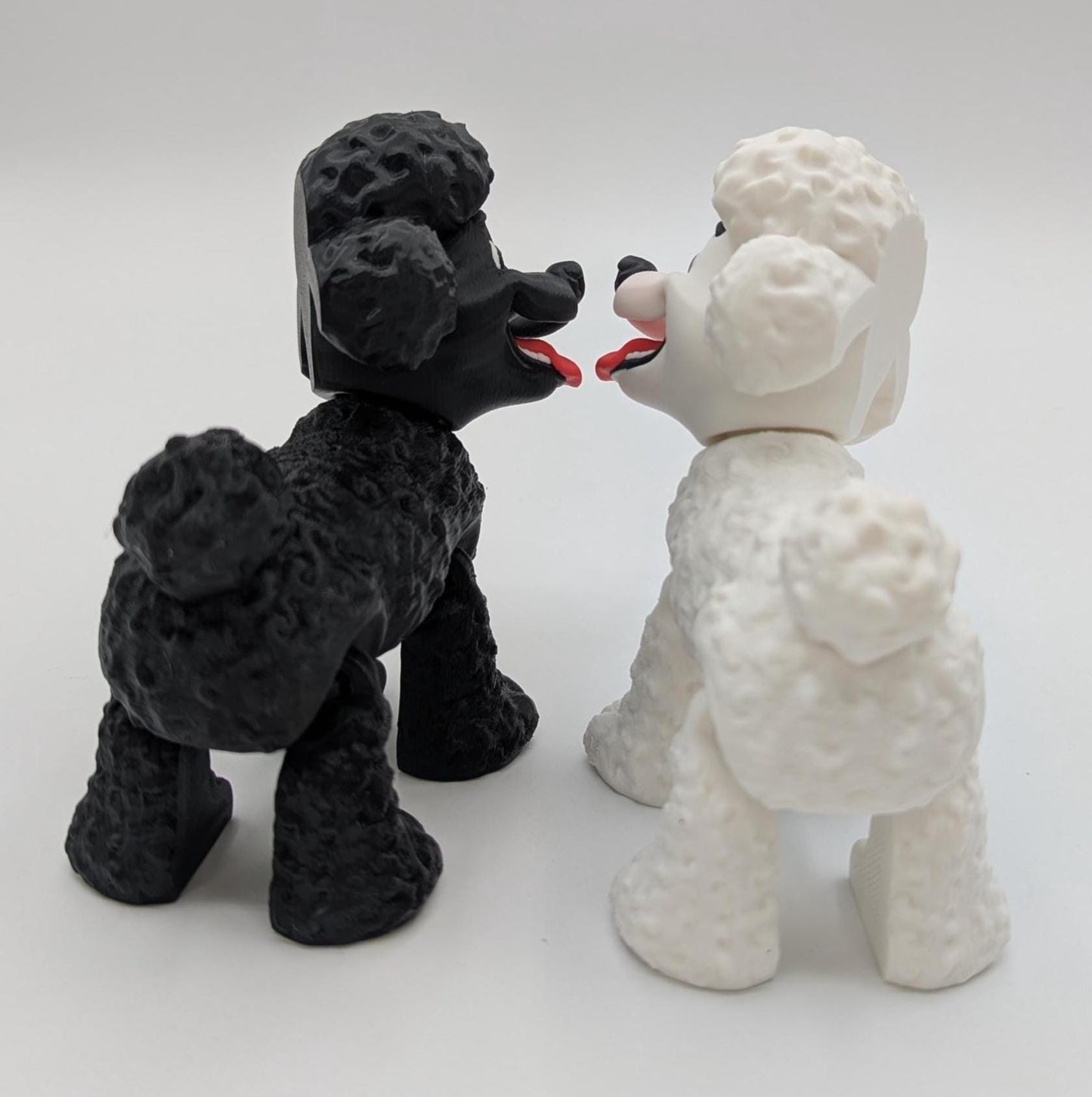 Articulated Poodle Dog Toy Figurine