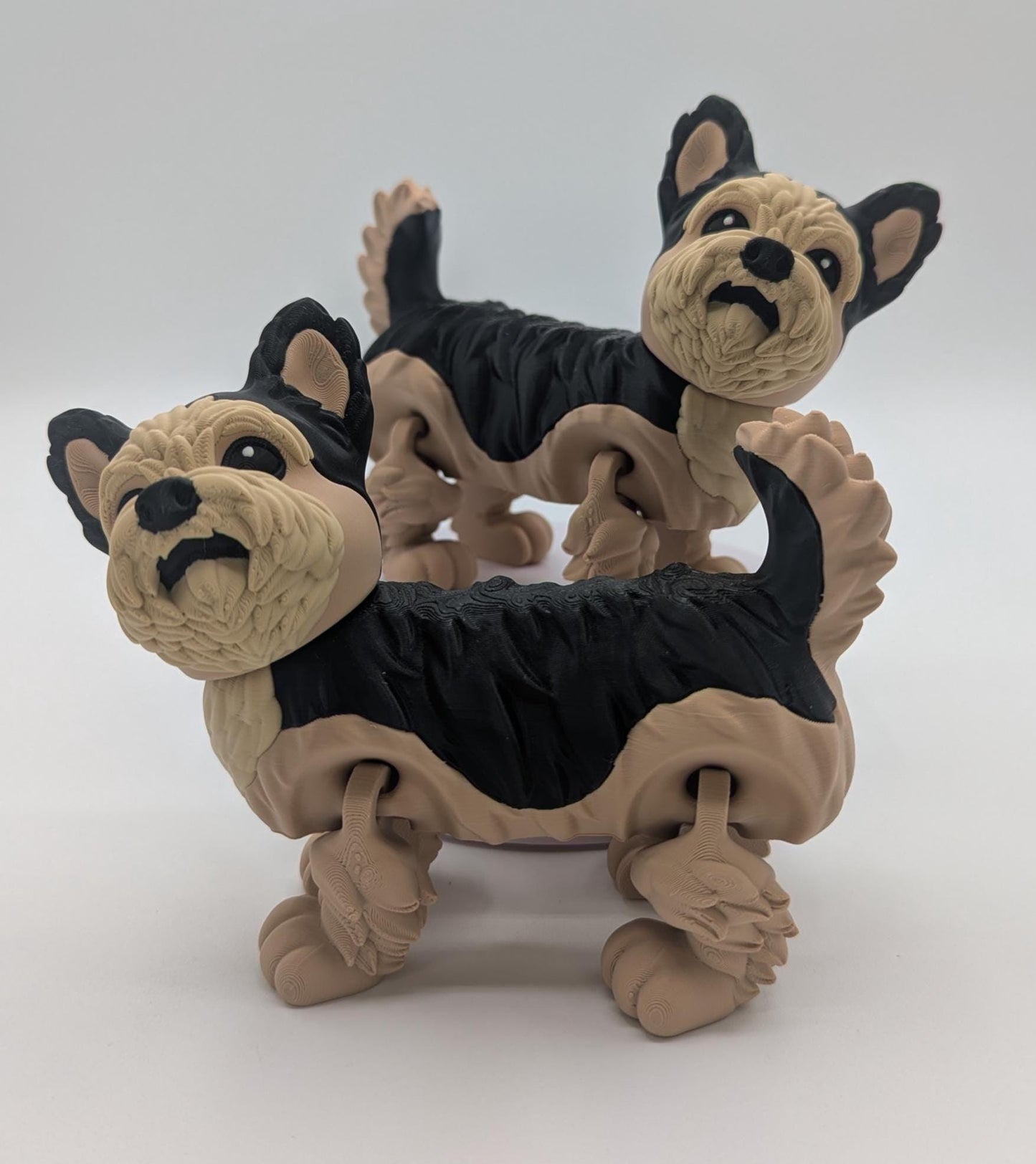 Adorable Articulated Yorkie Dog Toy Figurine
